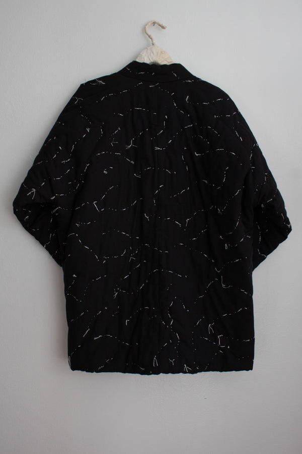 N° 114 constellation hanten - dense stitching -  sumi black