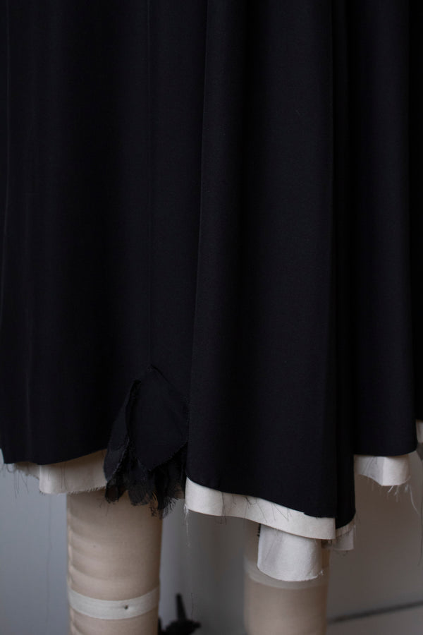 N°192 falling flower silk trench coat