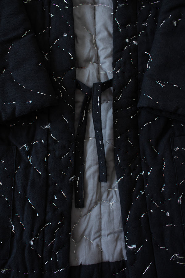 N° 114 constellation hanten - dense stitching -  sumi black