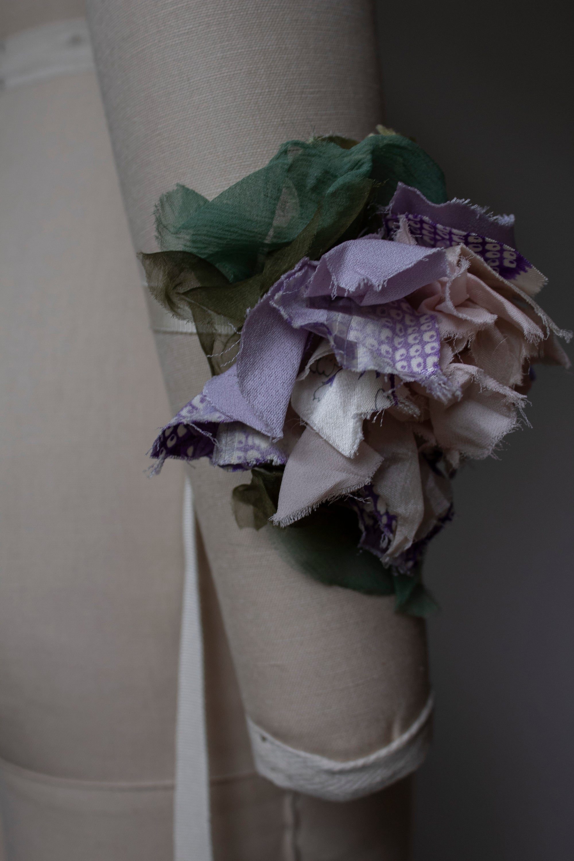 N° 54 crushed bloom bracelet - sakura lavender - M