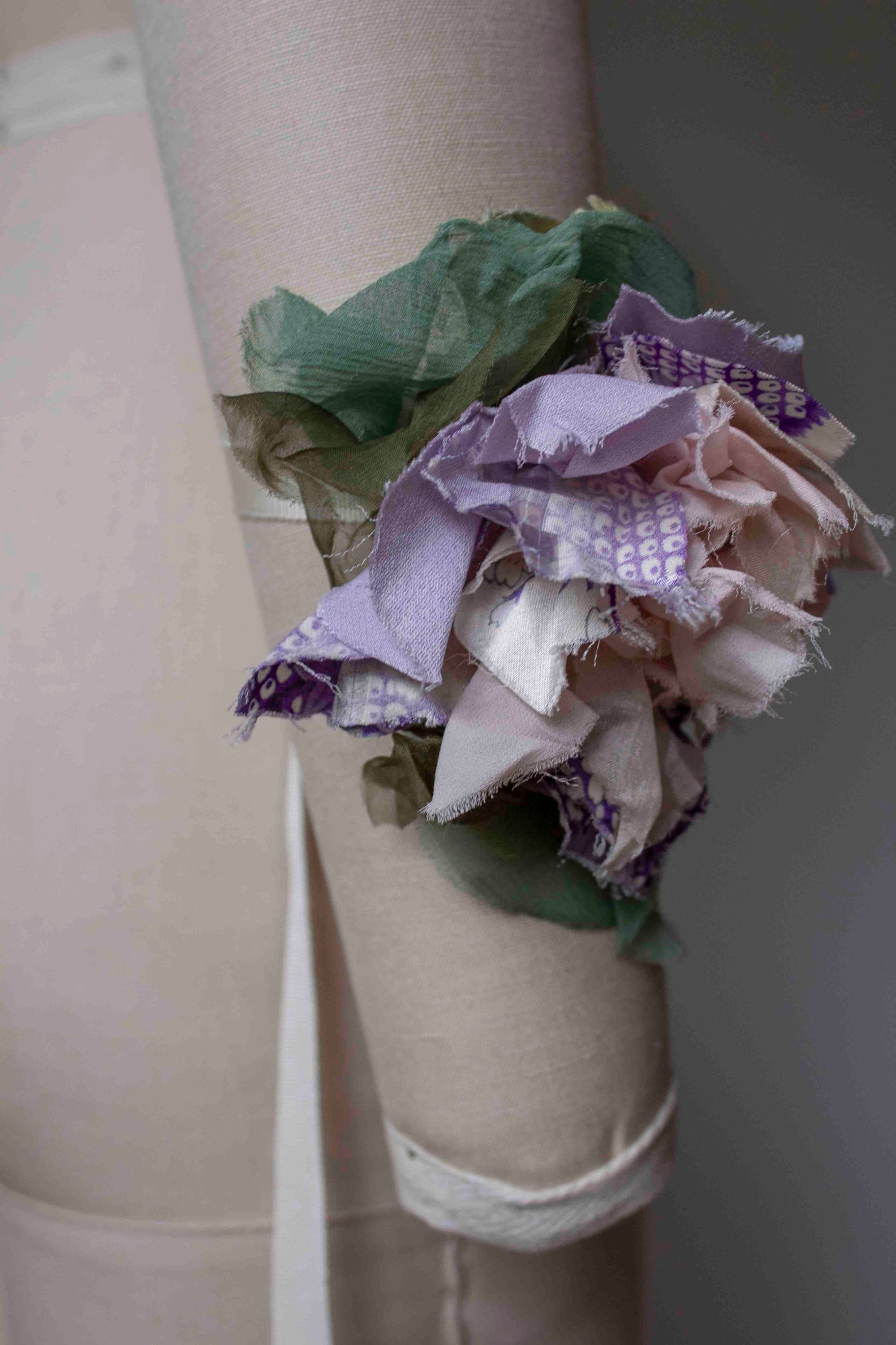 N° 54 crushed bloom bracelet - sakura lavender - M