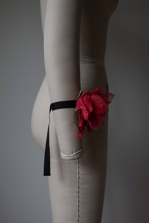N° 54 crushed bloom bracelet - ume red - M
