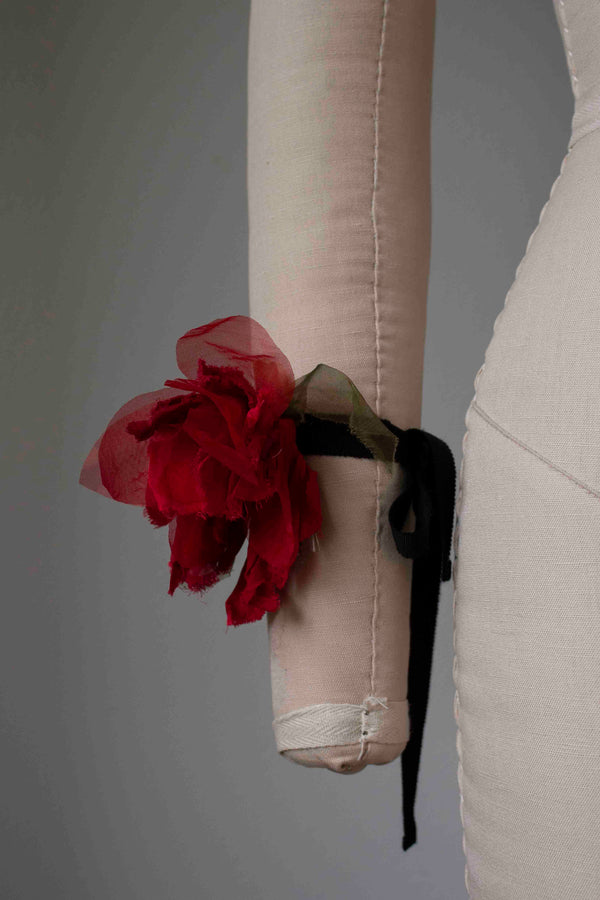 N° 54 crushed bloom bracelet - ume red - M