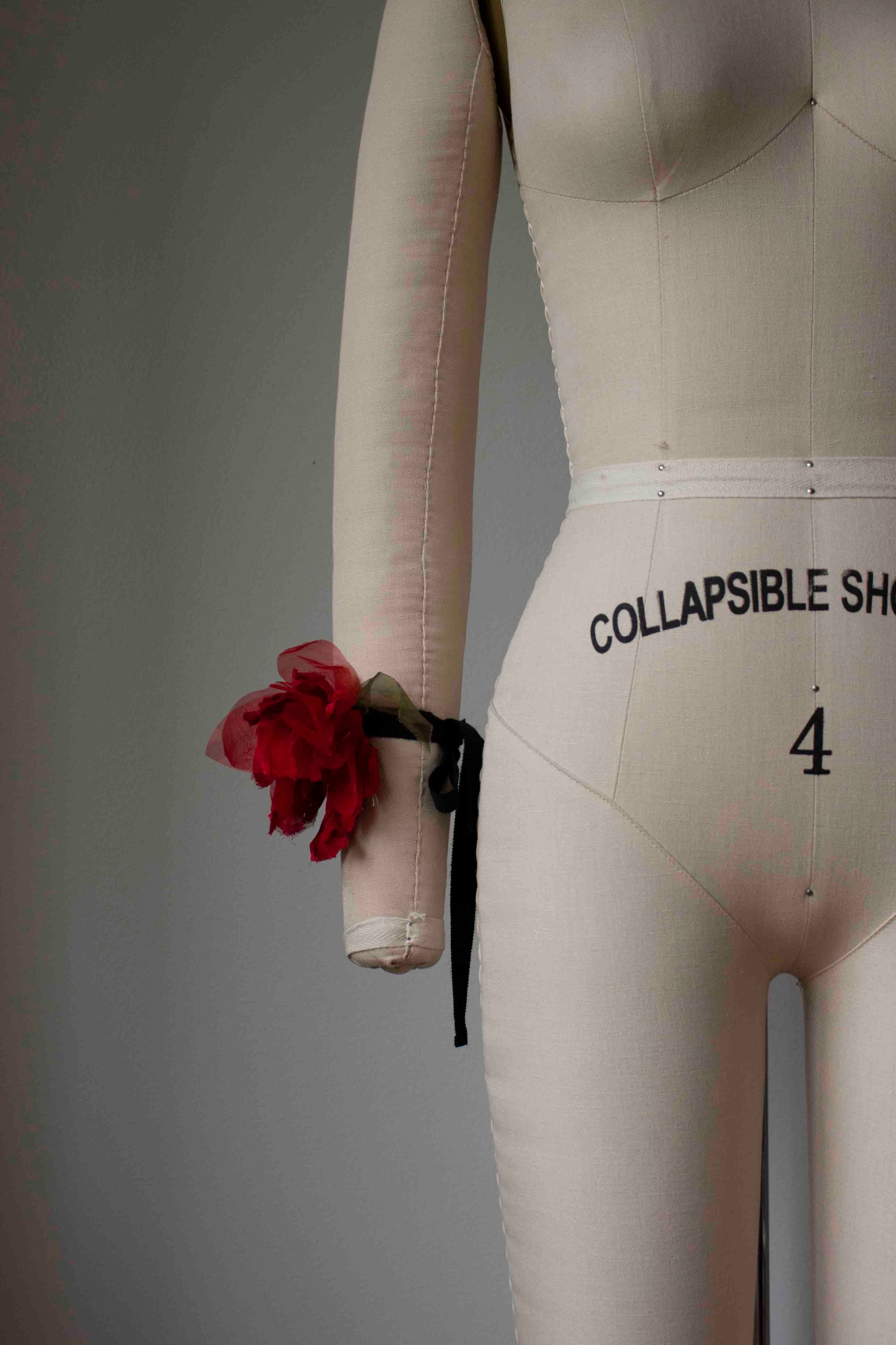 N° 54 crushed bloom bracelet - ume red - M