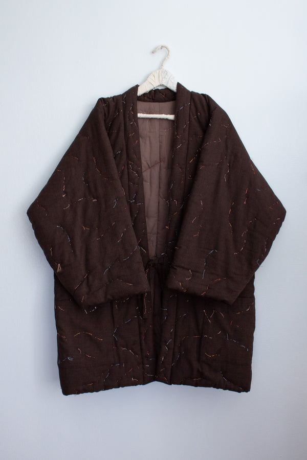 N° 114 constellation hanten - light stitching -  choco brown