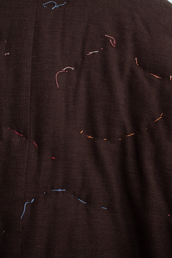 N° 114 constellation hanten - light stitching -  choco brown