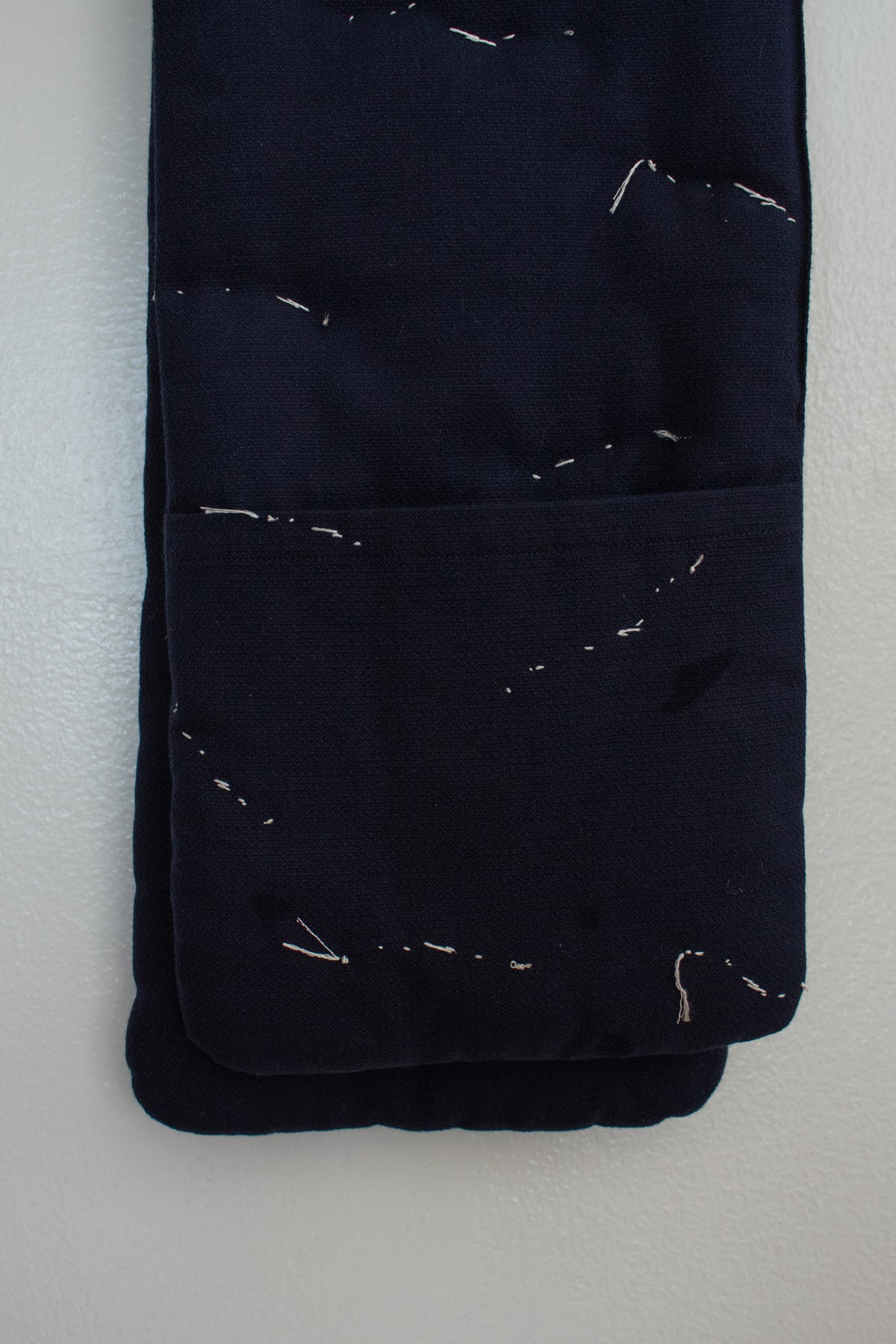 N° 123 constellation scarf - light stitching - umi blue
