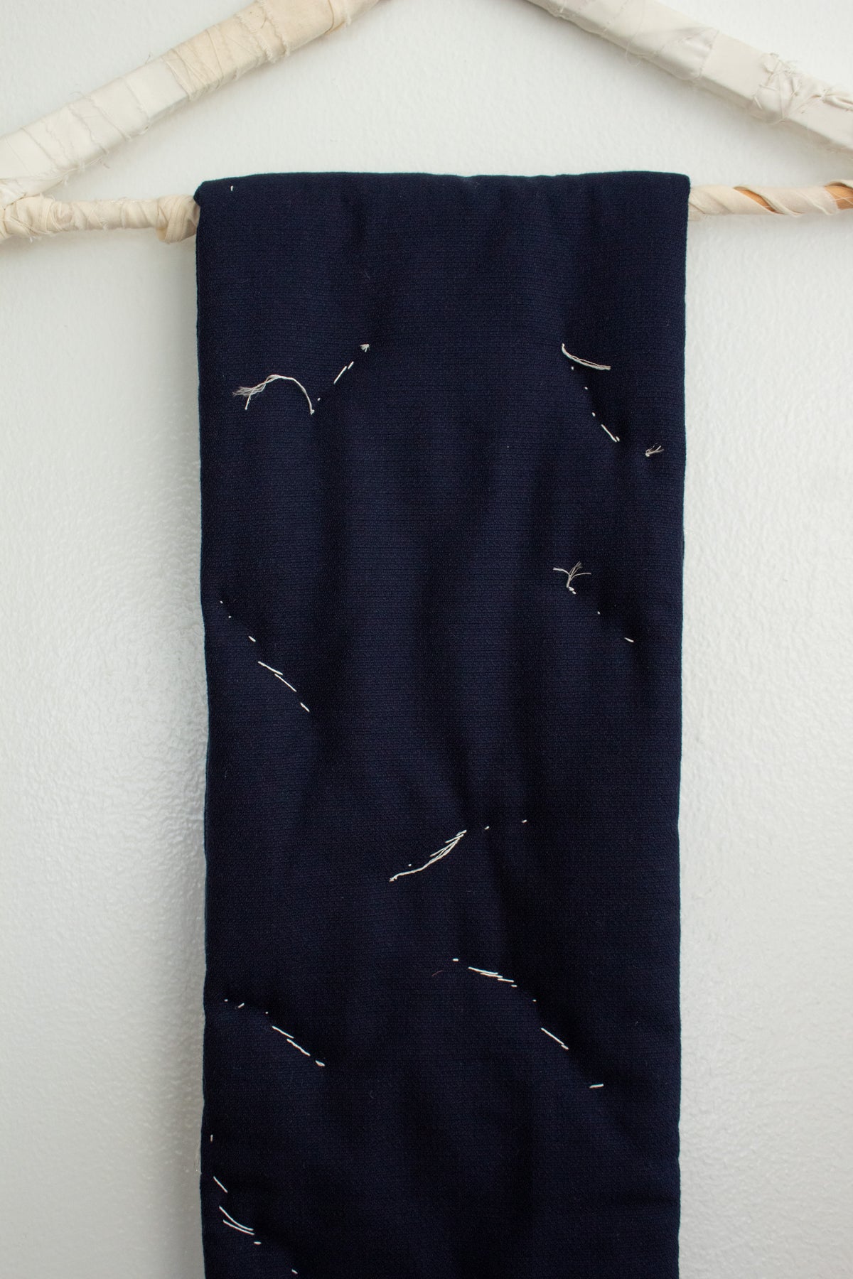 N° 123 constellation scarf - light stitching - umi blue