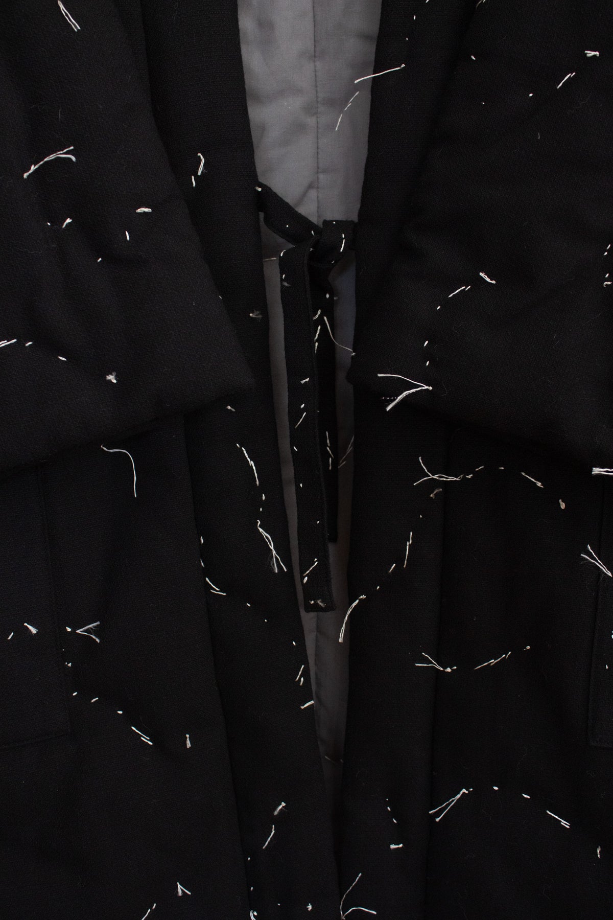 N° 114 constellation hanten - light stitching - sumi black