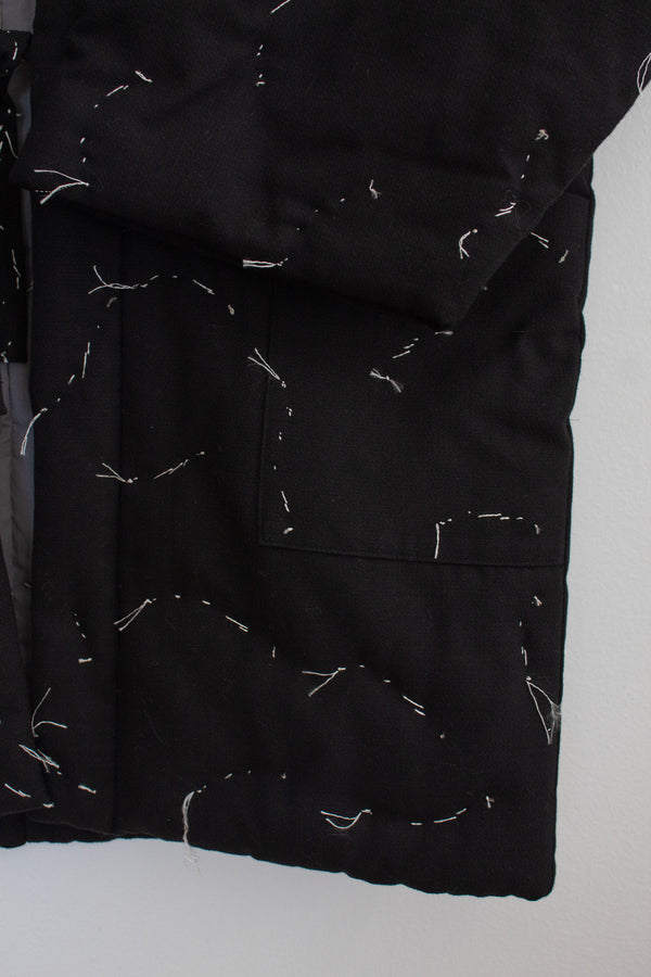 N° 114 constellation hanten - light stitching - sumi black