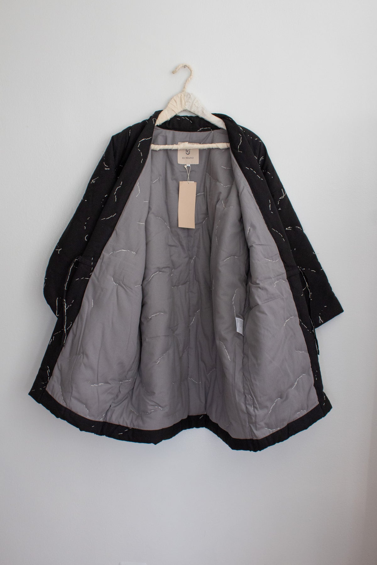 N° 114 constellation hanten - light stitching - sumi black