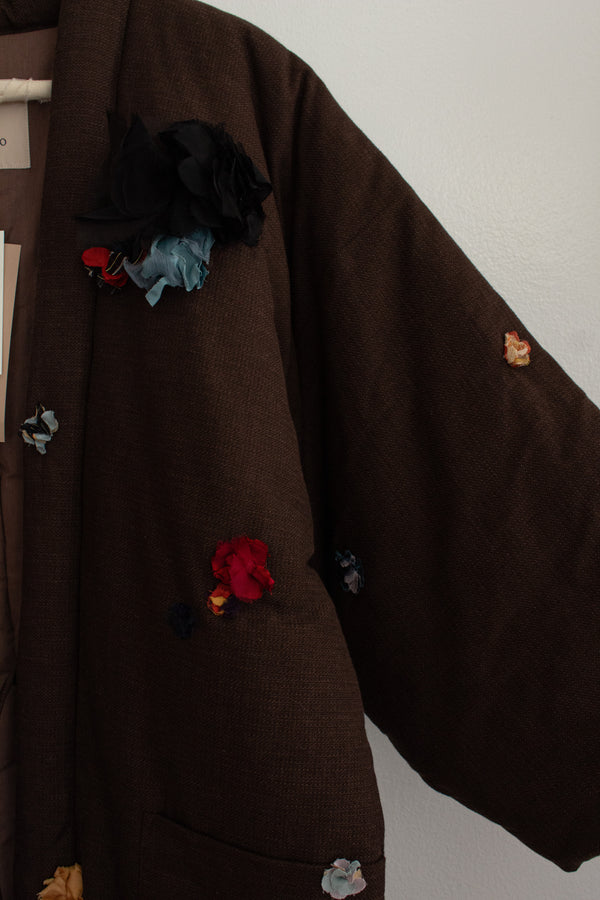 N° 114 crushed blooms hanten - choco brown