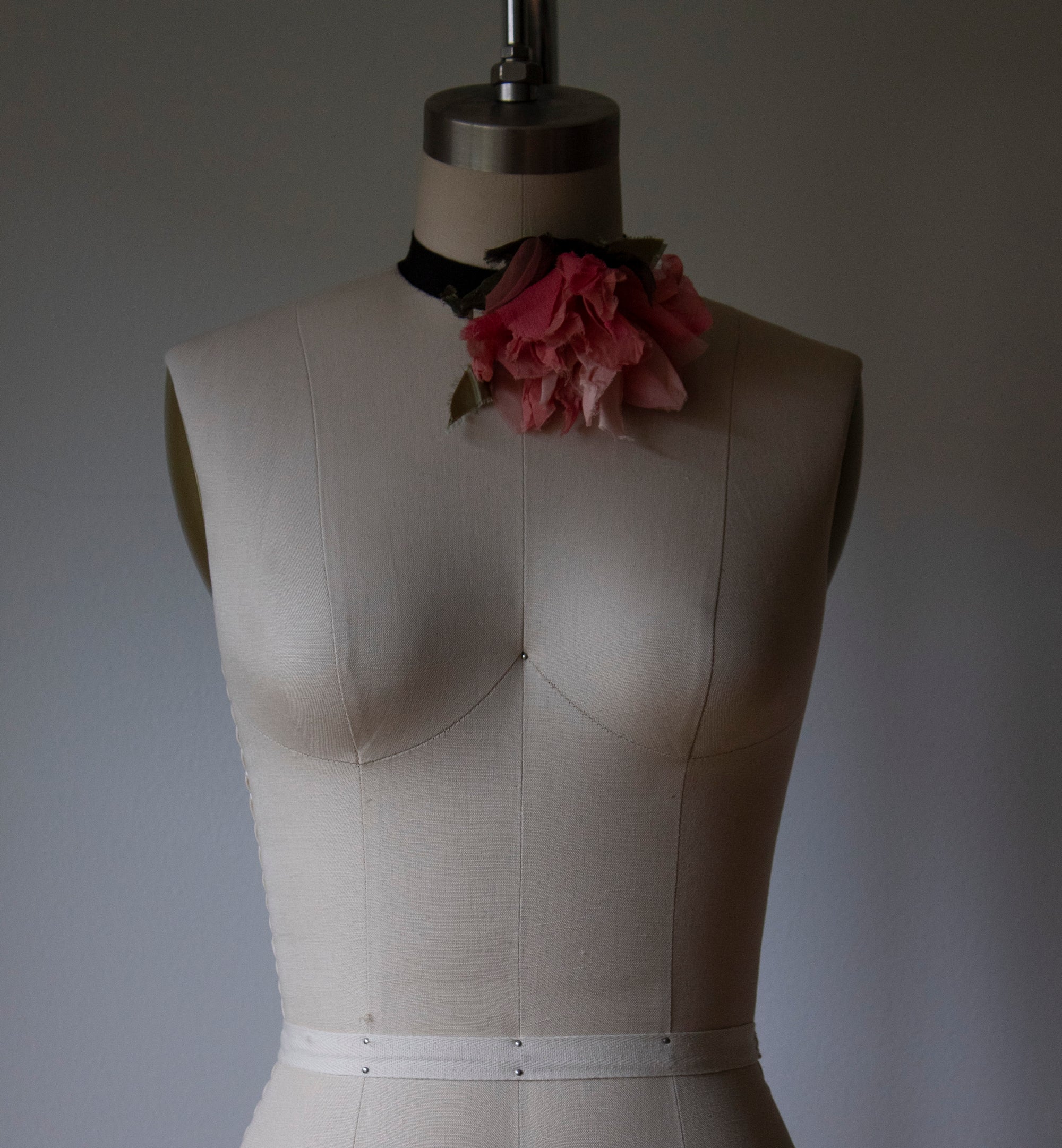 N° 44 crushed bloom choker - akizakura pink - M