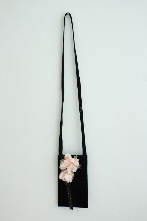 N° 113 crushed bloom crossbody phone pouch - ame pink
