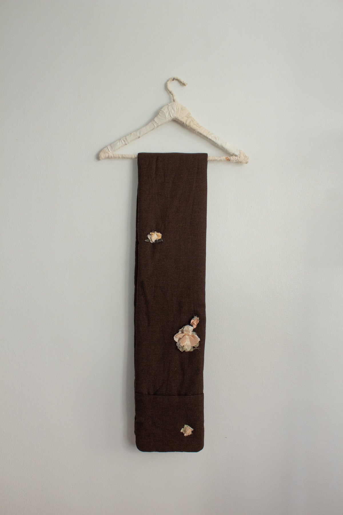 N° 123 crushed blooms scarf - momo peach