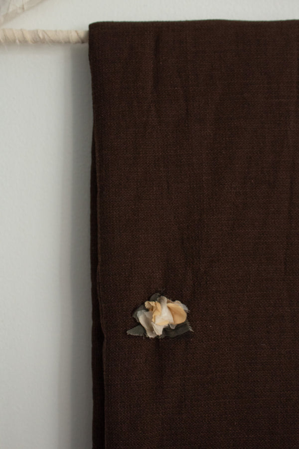 N° 123 crushed blooms scarf - momo peach