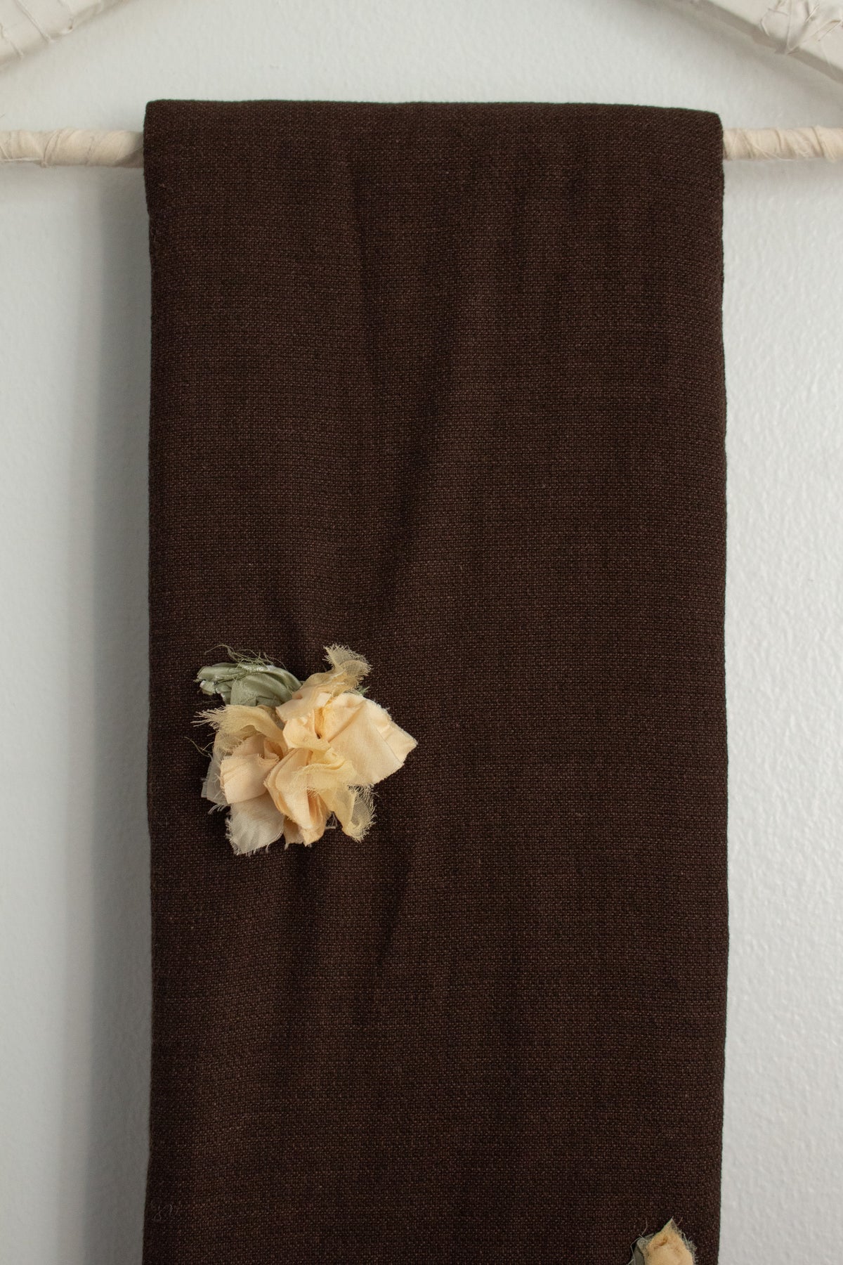 N° 123 crushed blooms scarf - taiyo yellow