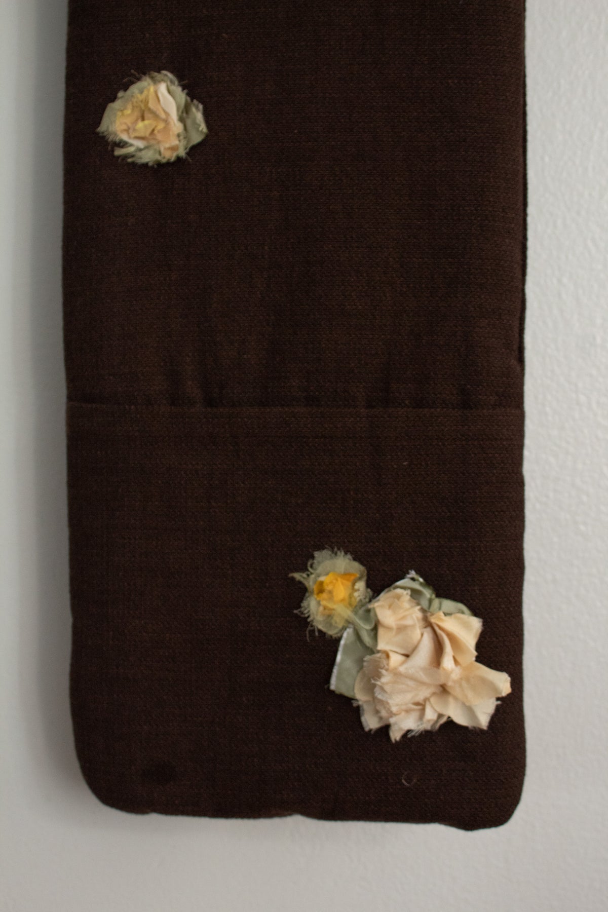 N° 123 crushed blooms scarf - taiyo yellow