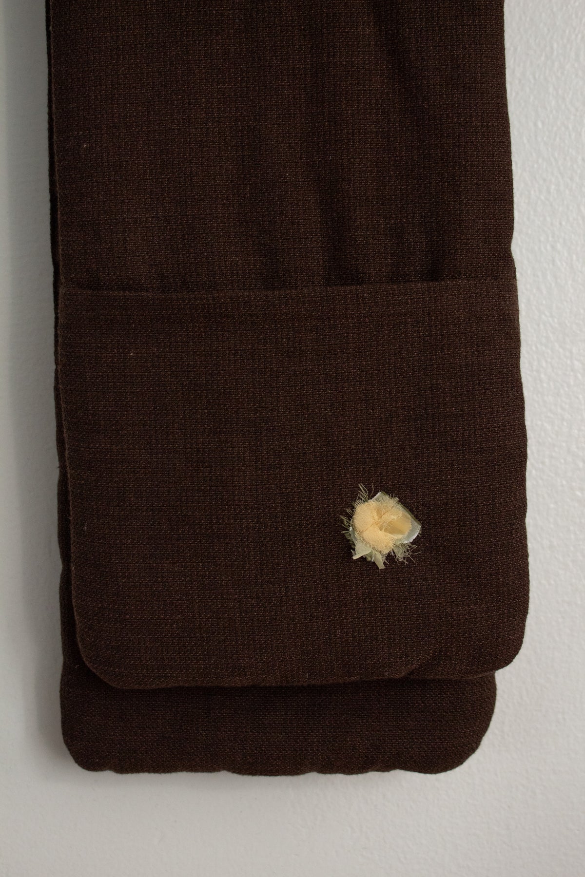 N° 123 crushed blooms scarf - taiyo yellow