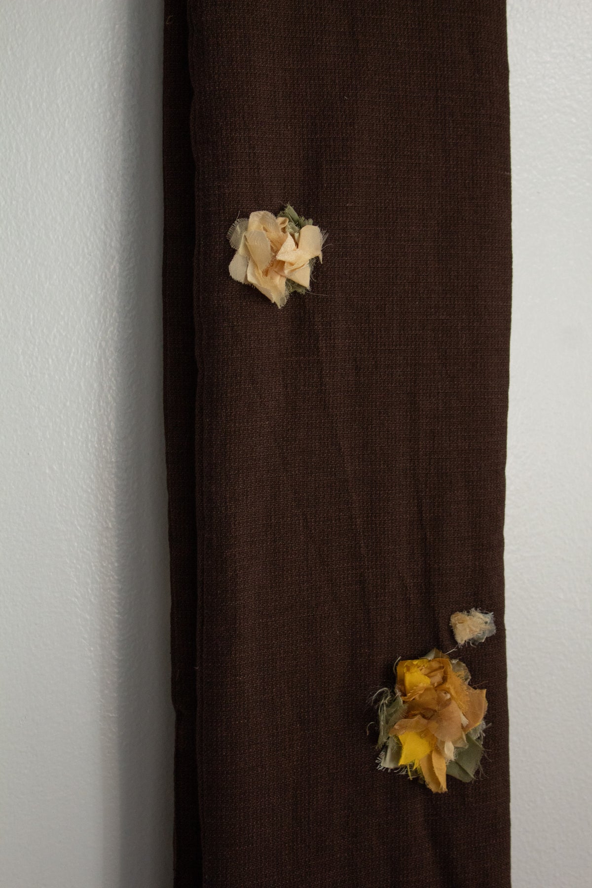N° 123 crushed blooms scarf - taiyo yellow