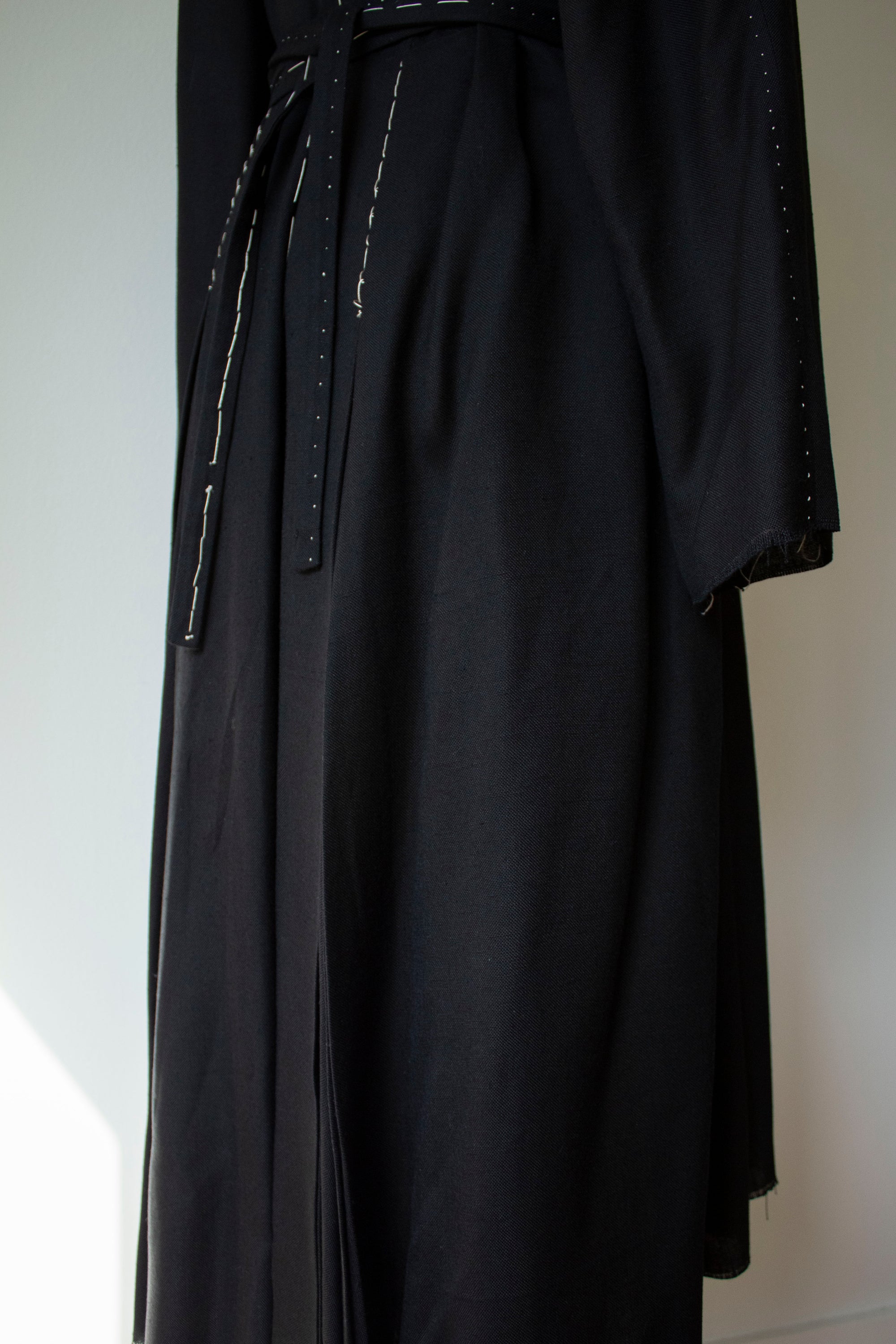 N° 160 dots and lines wrap dress (made to order)