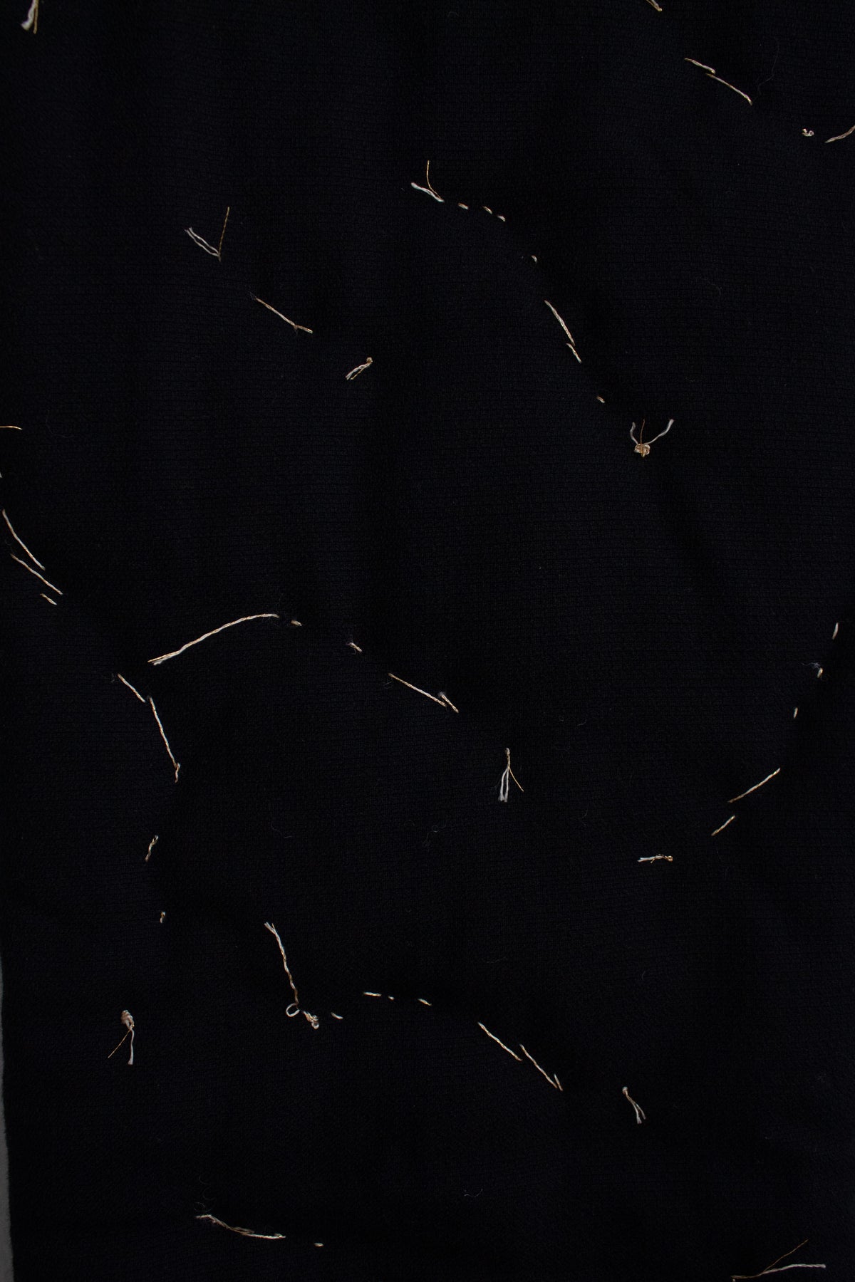 N° 123 constellation scarf - sumi black/gold