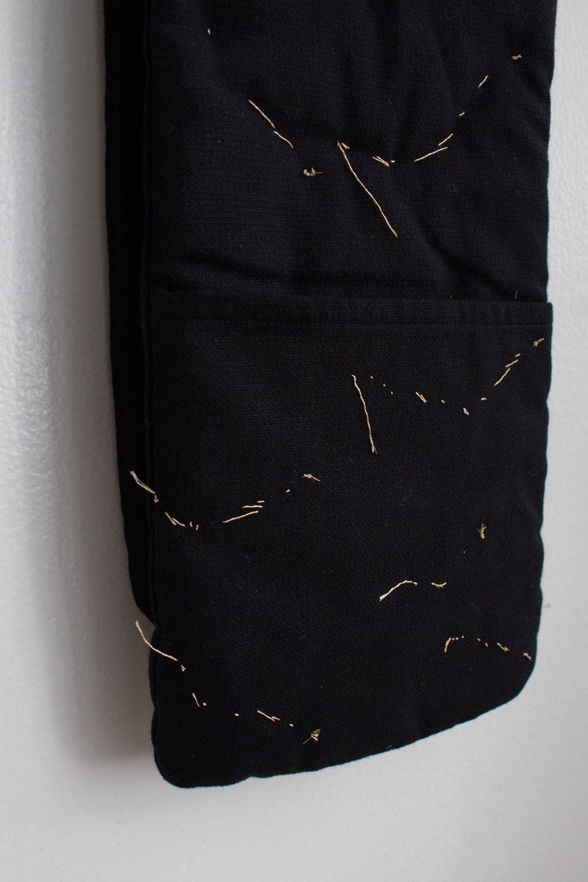 N° 123 constellation scarf - sumi black/gold