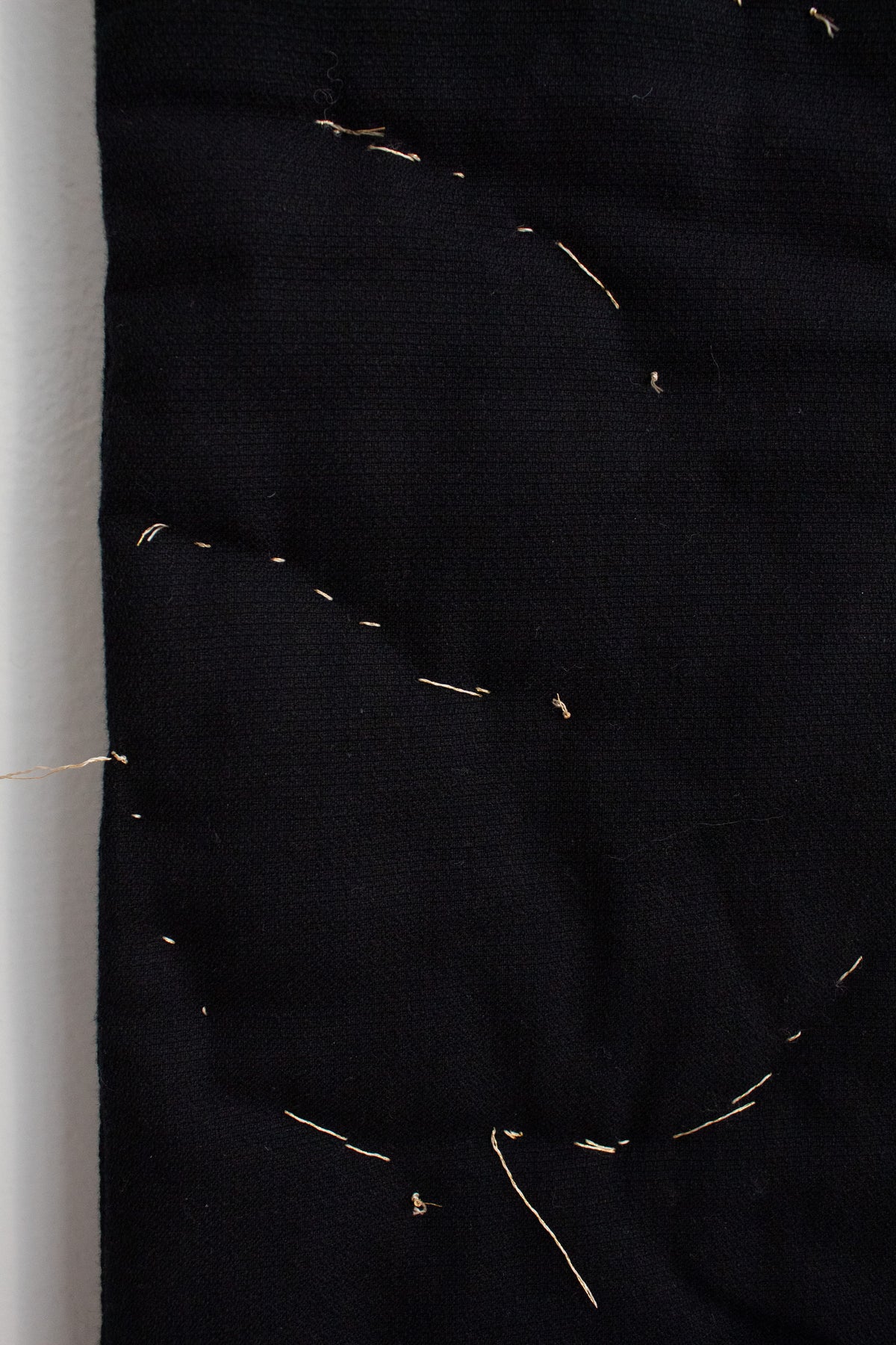 N° 123 constellation scarf - sumi black/gold
