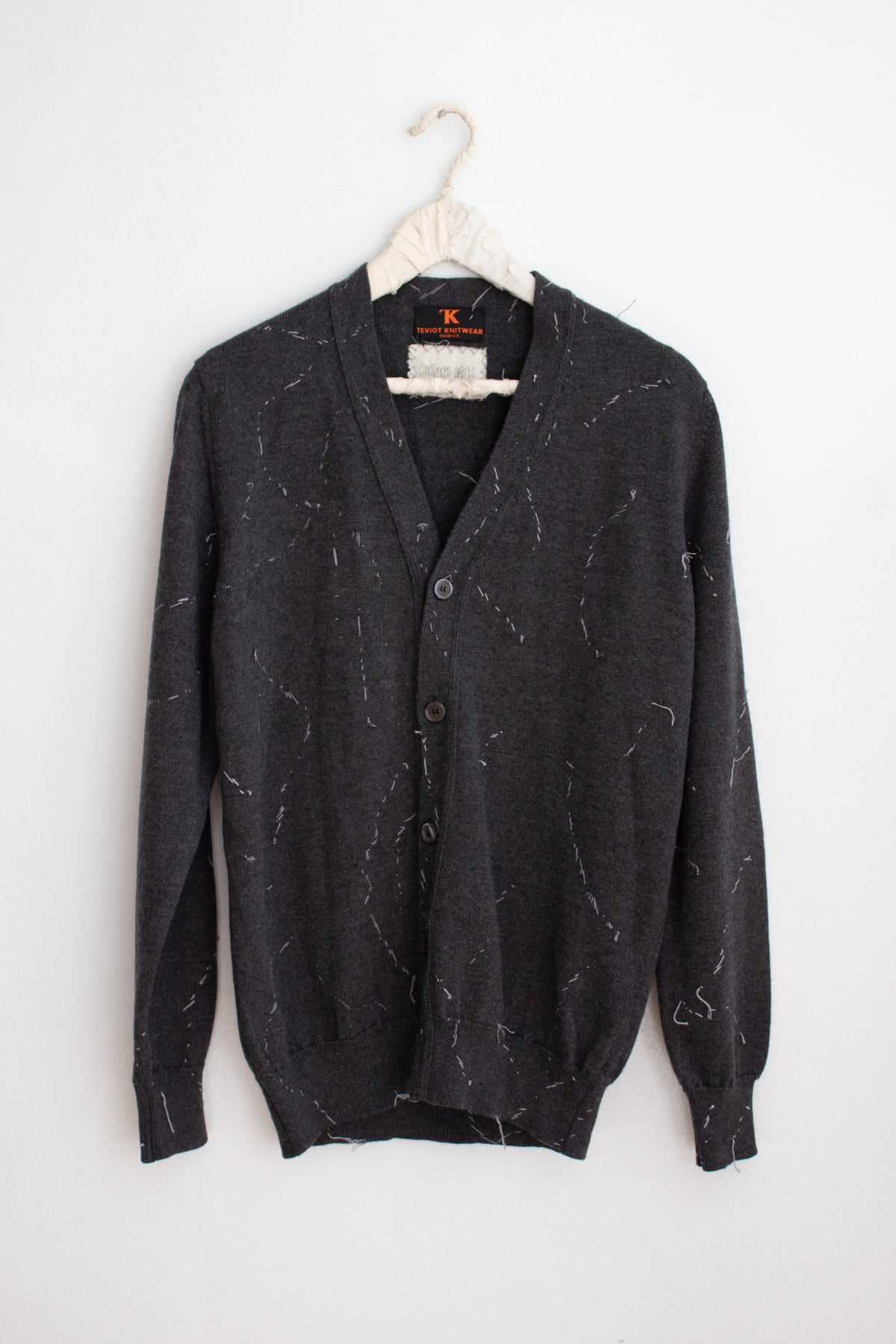 N° 64 constellation v-neck cardigan - ibiguro grey - M