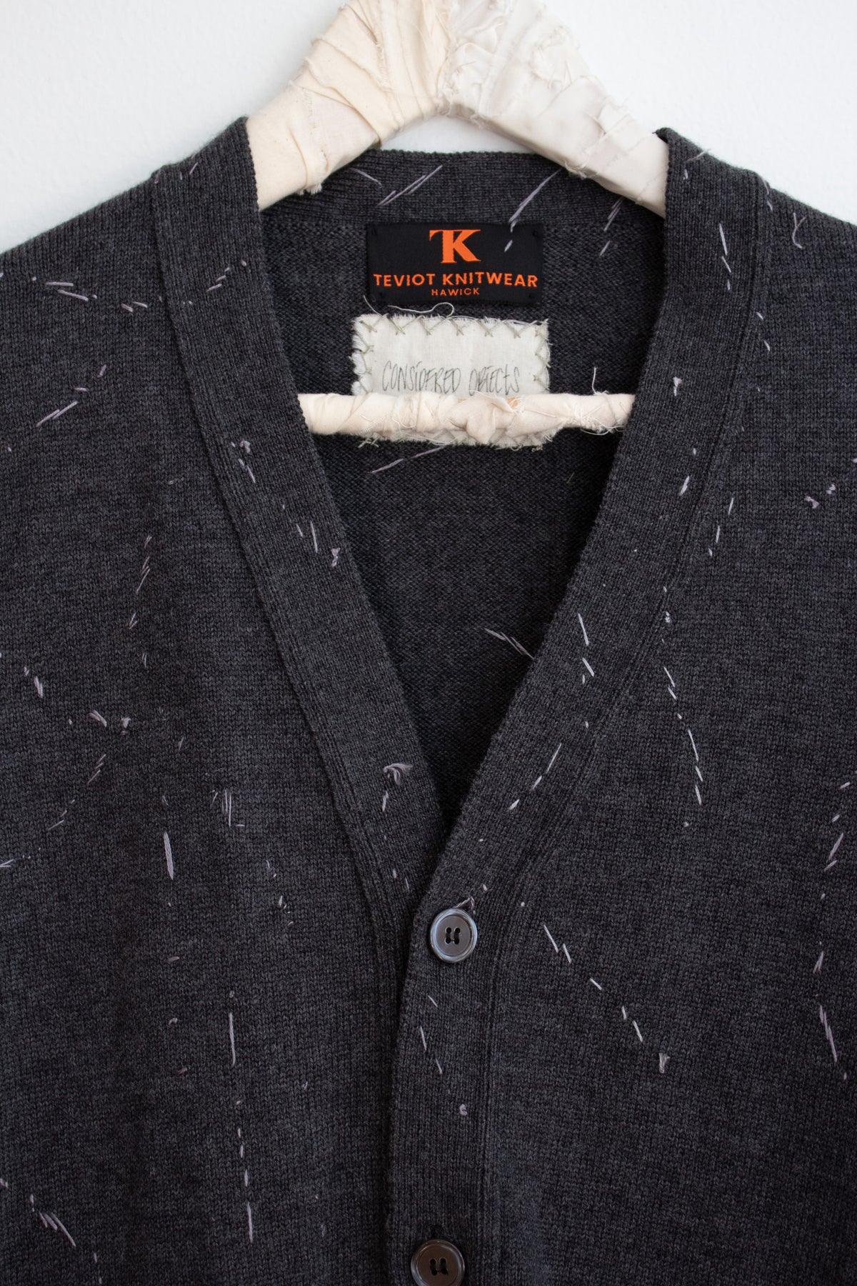 N° 64 constellation v-neck cardigan - ibiguro grey - M