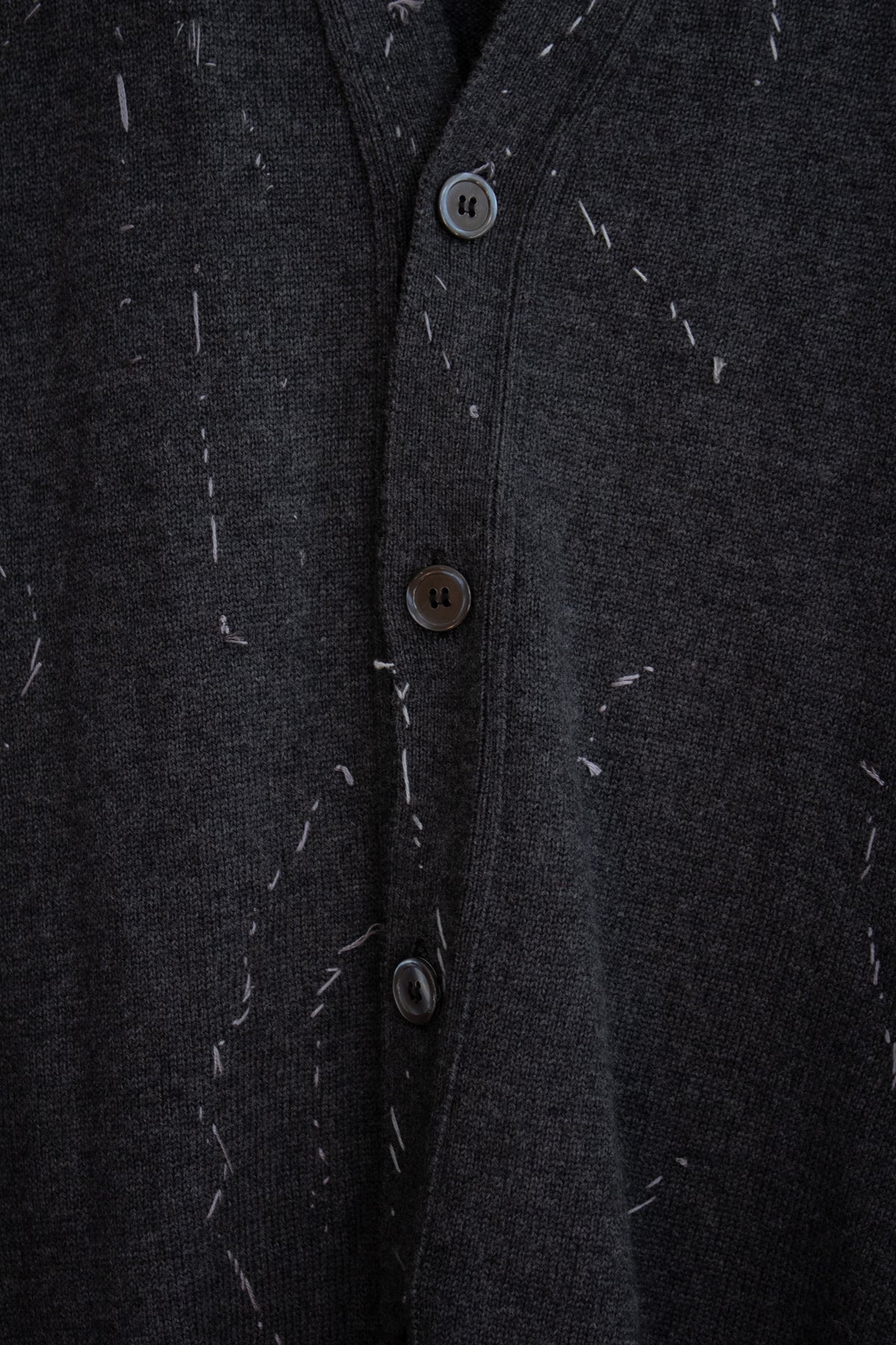N° 64 constellation v-neck cardigan - ibiguro grey - M