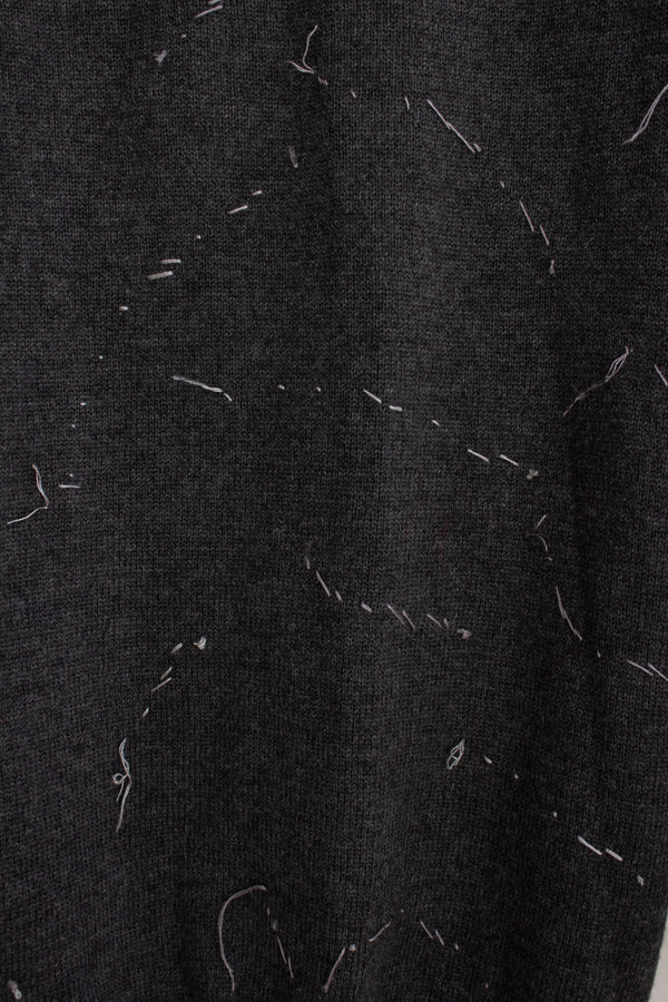 N° 64 constellation v-neck cardigan - ibiguro grey - M