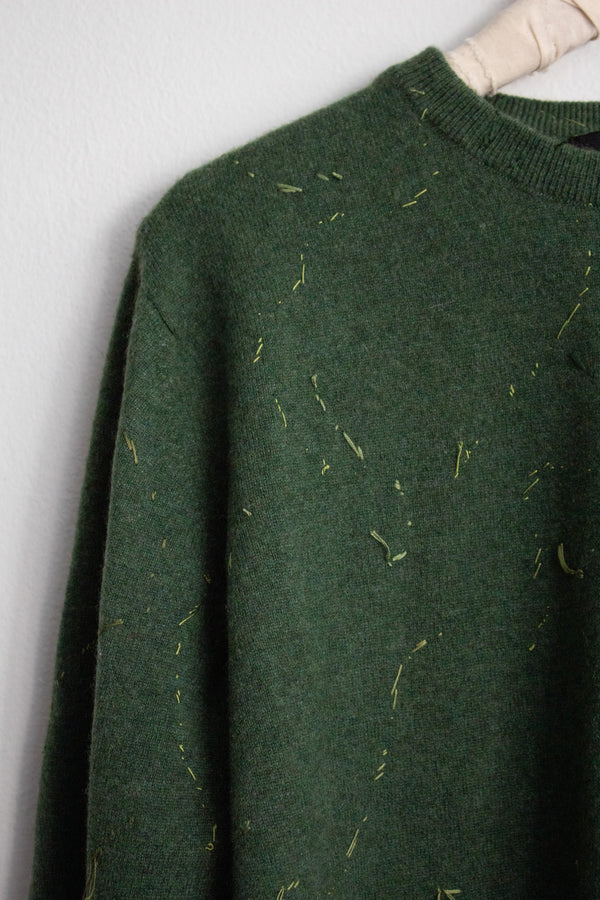 N° 64 constellation crewneck sweater - matcha green - M