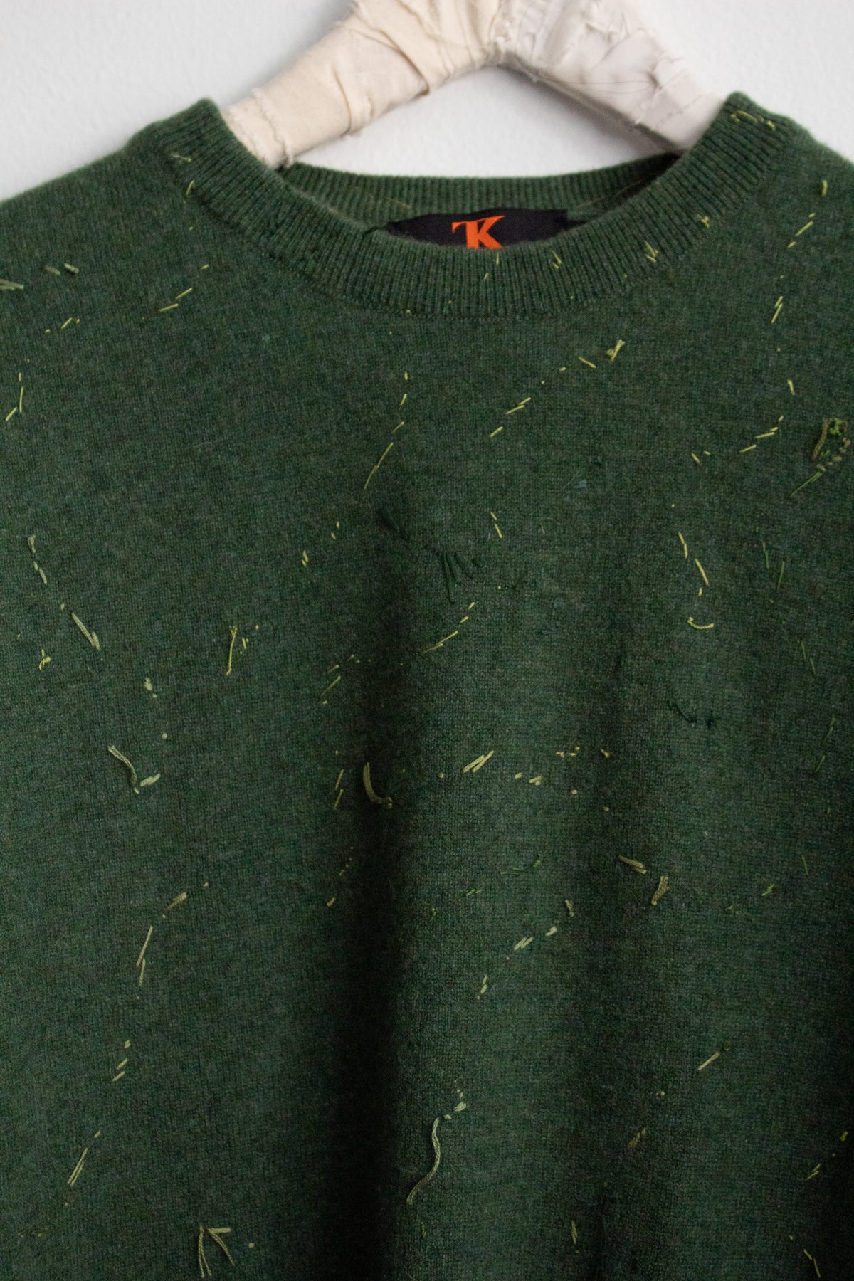 N° 64 constellation crewneck sweater - matcha green - M