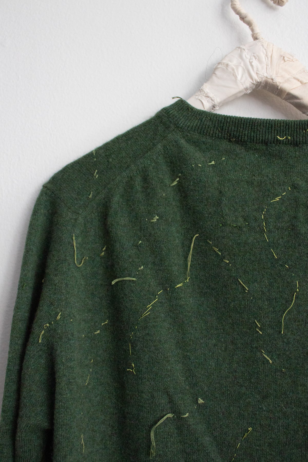 N° 64 constellation crewneck sweater - matcha green - M