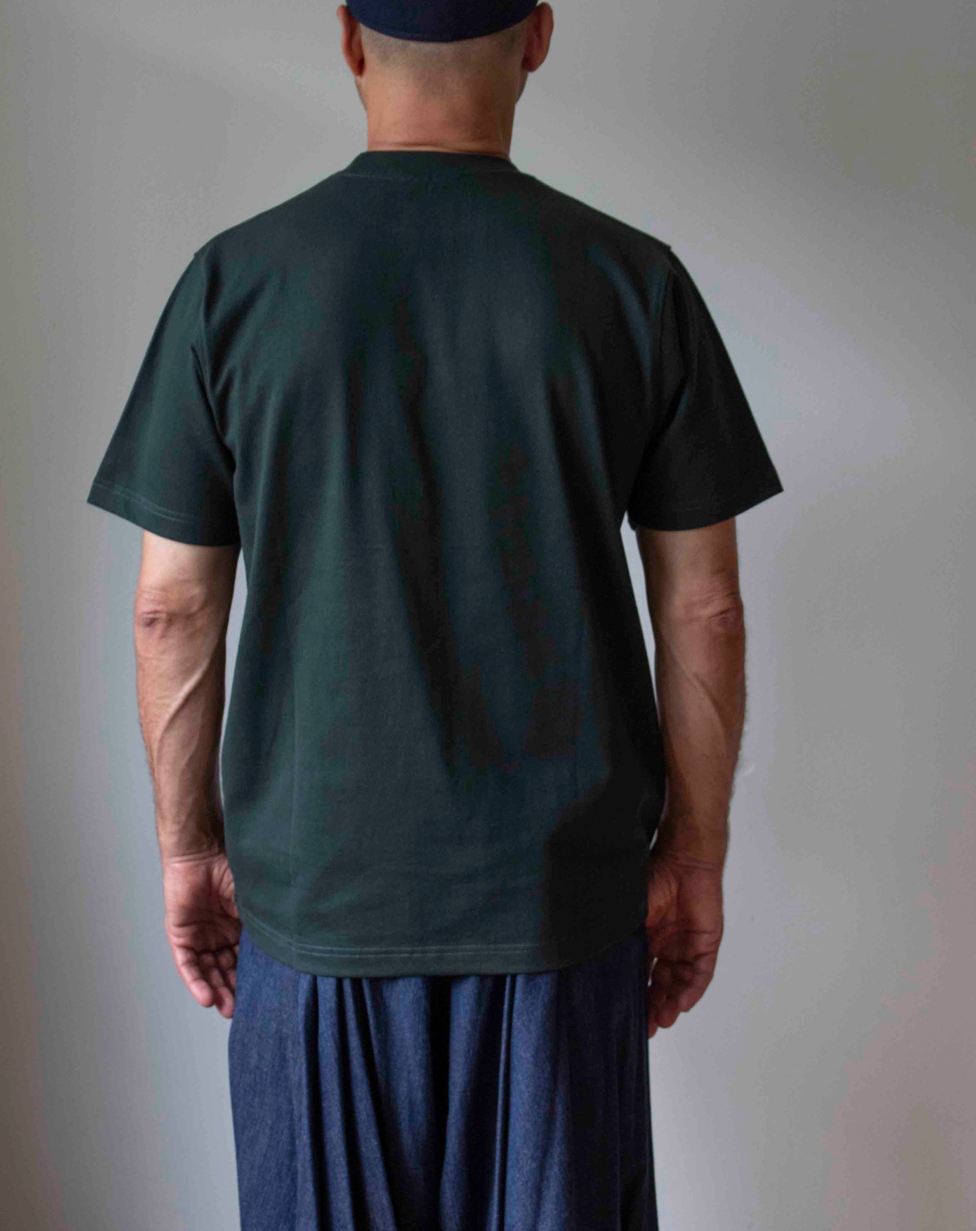 N° 285 heavyweight T-shirt - mori green - L