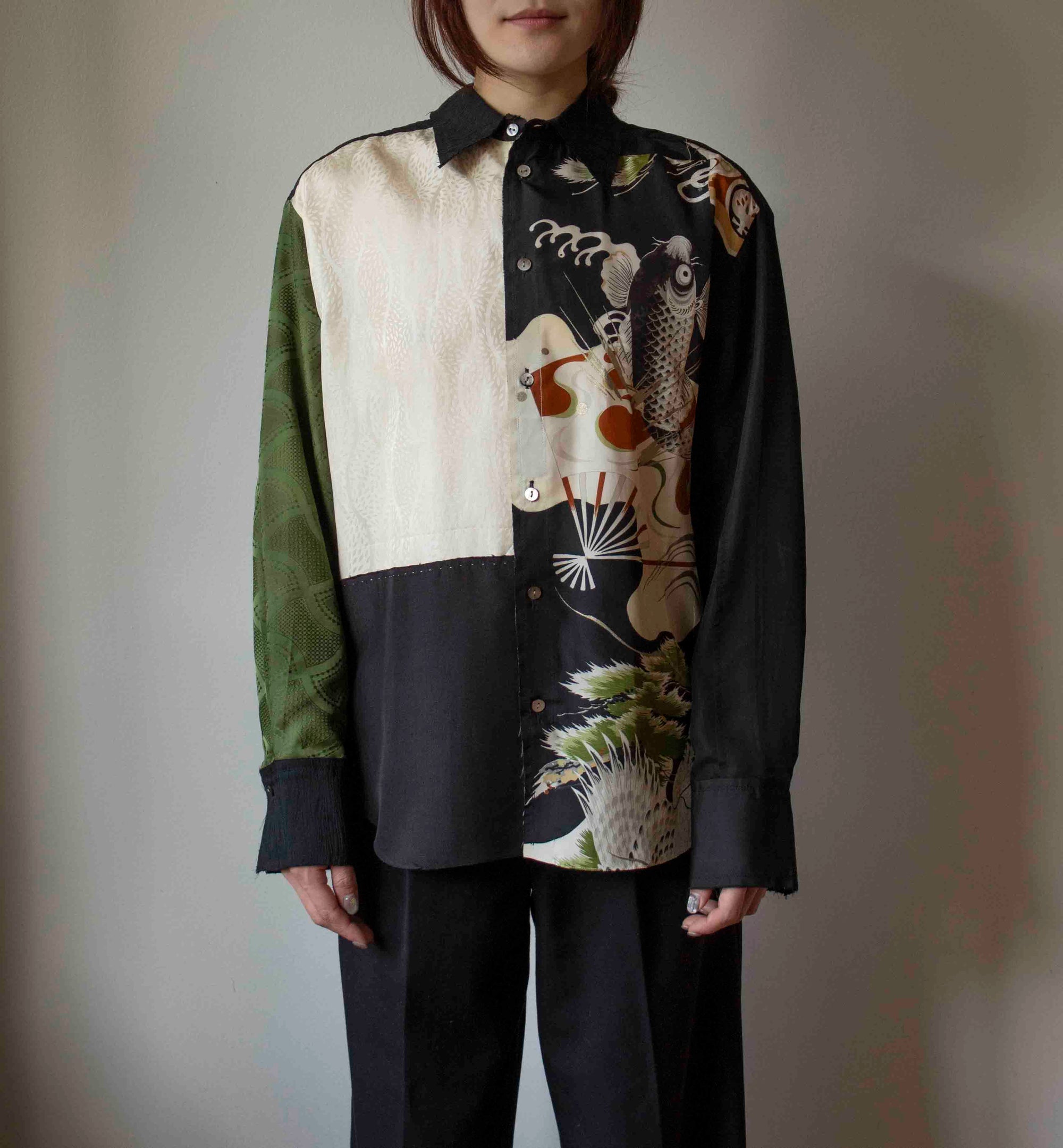 N° 101 koi haori kimono shirt - S
