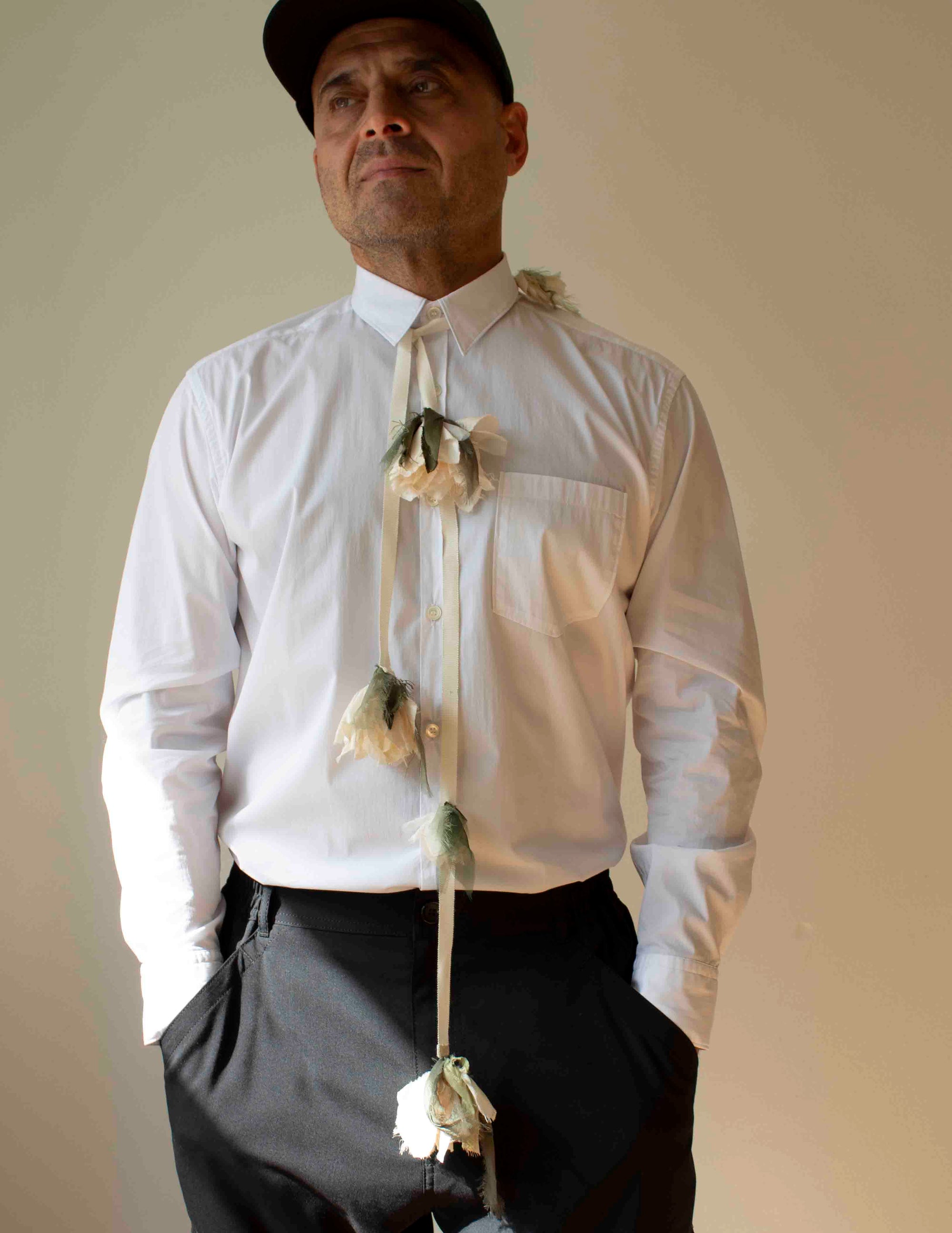 N° 155 falling flower accessory - ivory/cream - 2