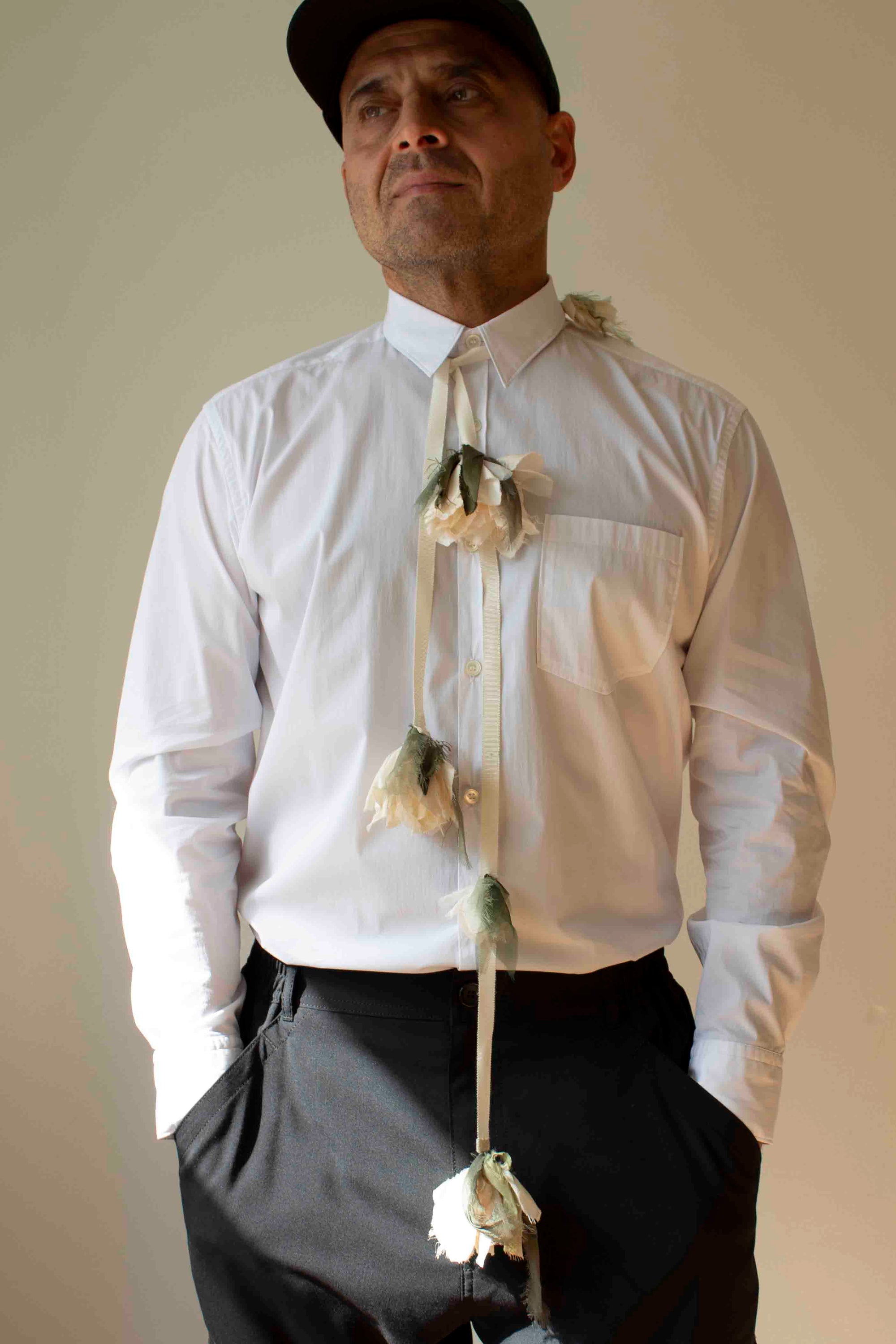 N° 155 falling flower accessory - ivory/cream - 2