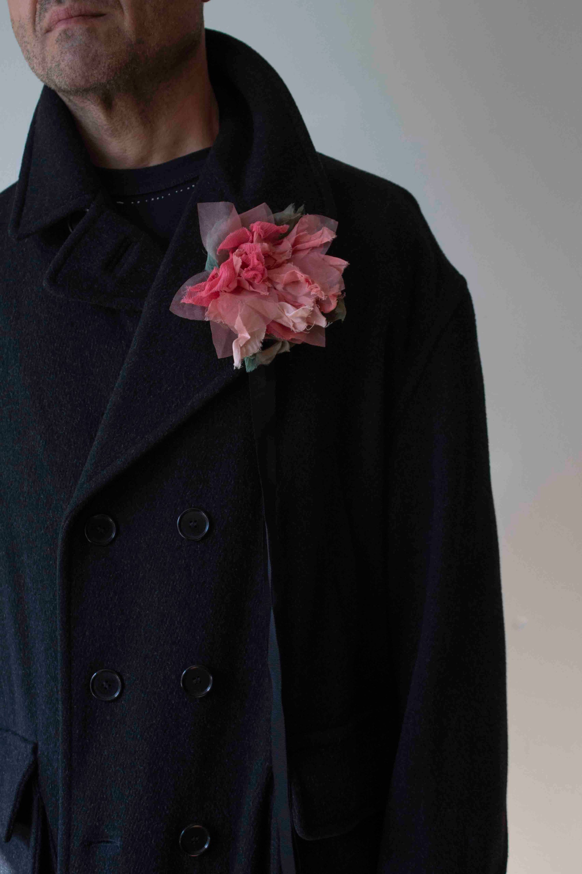 N° 44 crushed bloom wraparound accessory - akizakura pink - M