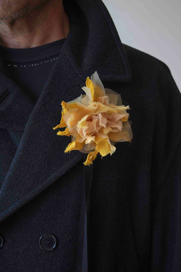 N° 44 crushed bloom wraparound accessory - taiyo yellow - M