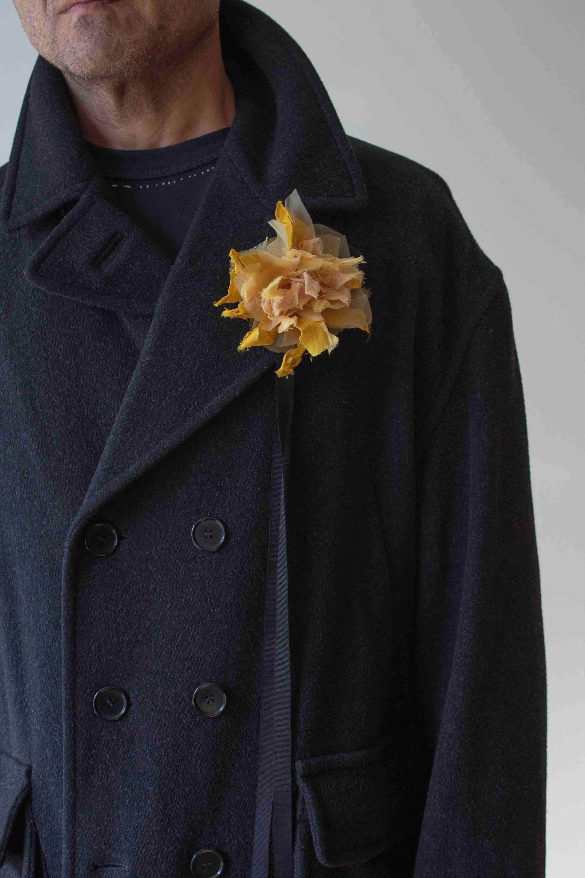 N° 44 crushed bloom wraparound accessory - taiyo yellow - M