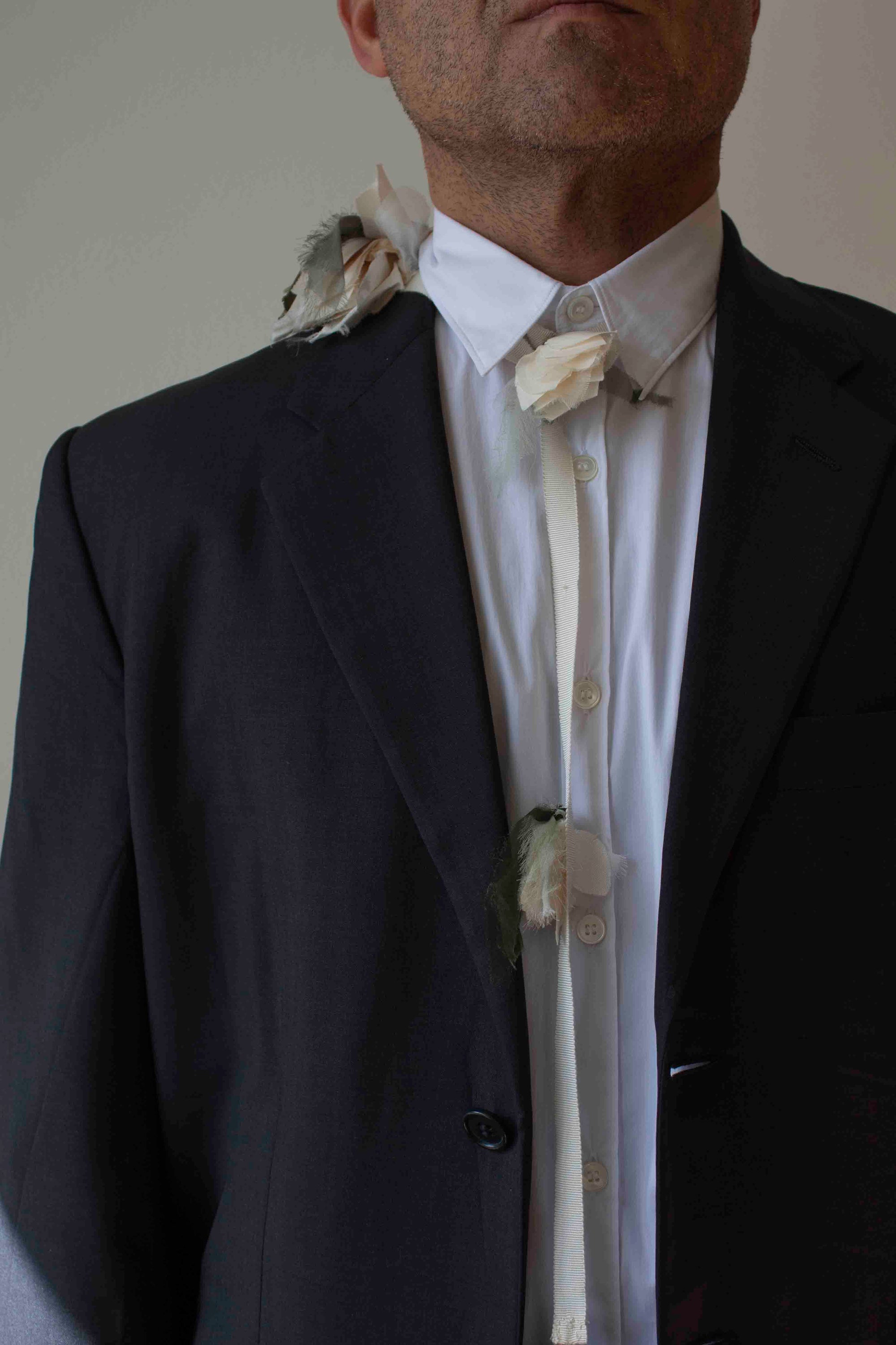 N° 155 falling flower accessory - ivory/cream - 2