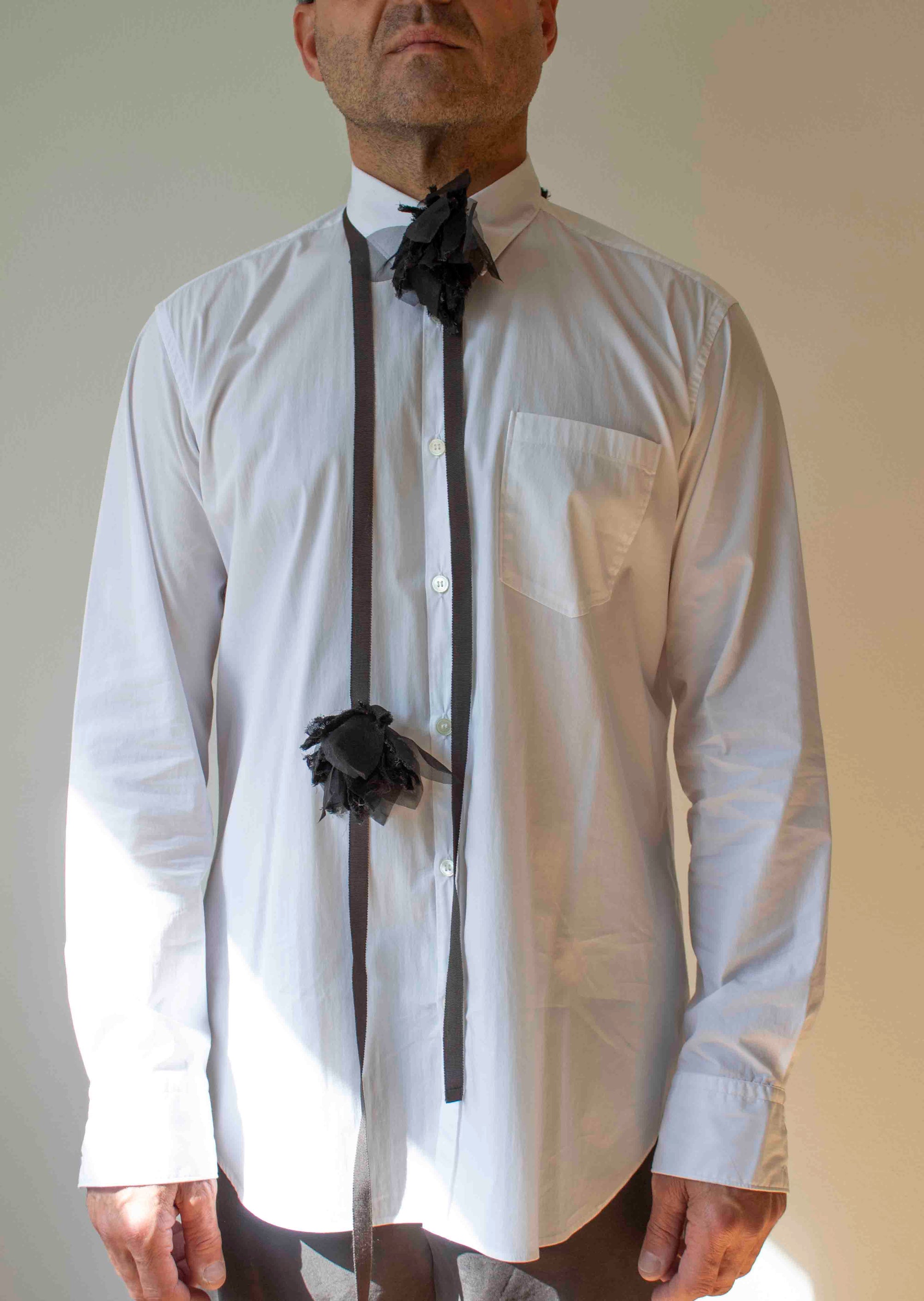 N° 49 crushed blooms accessory - sumi black - M