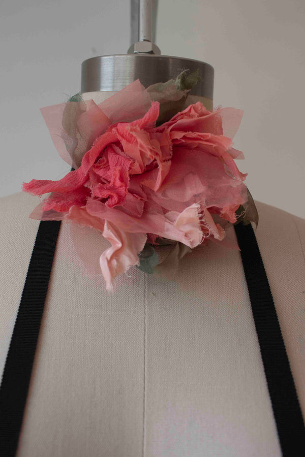N° 44 crushed bloom wraparound accessory - akizakura pink - M