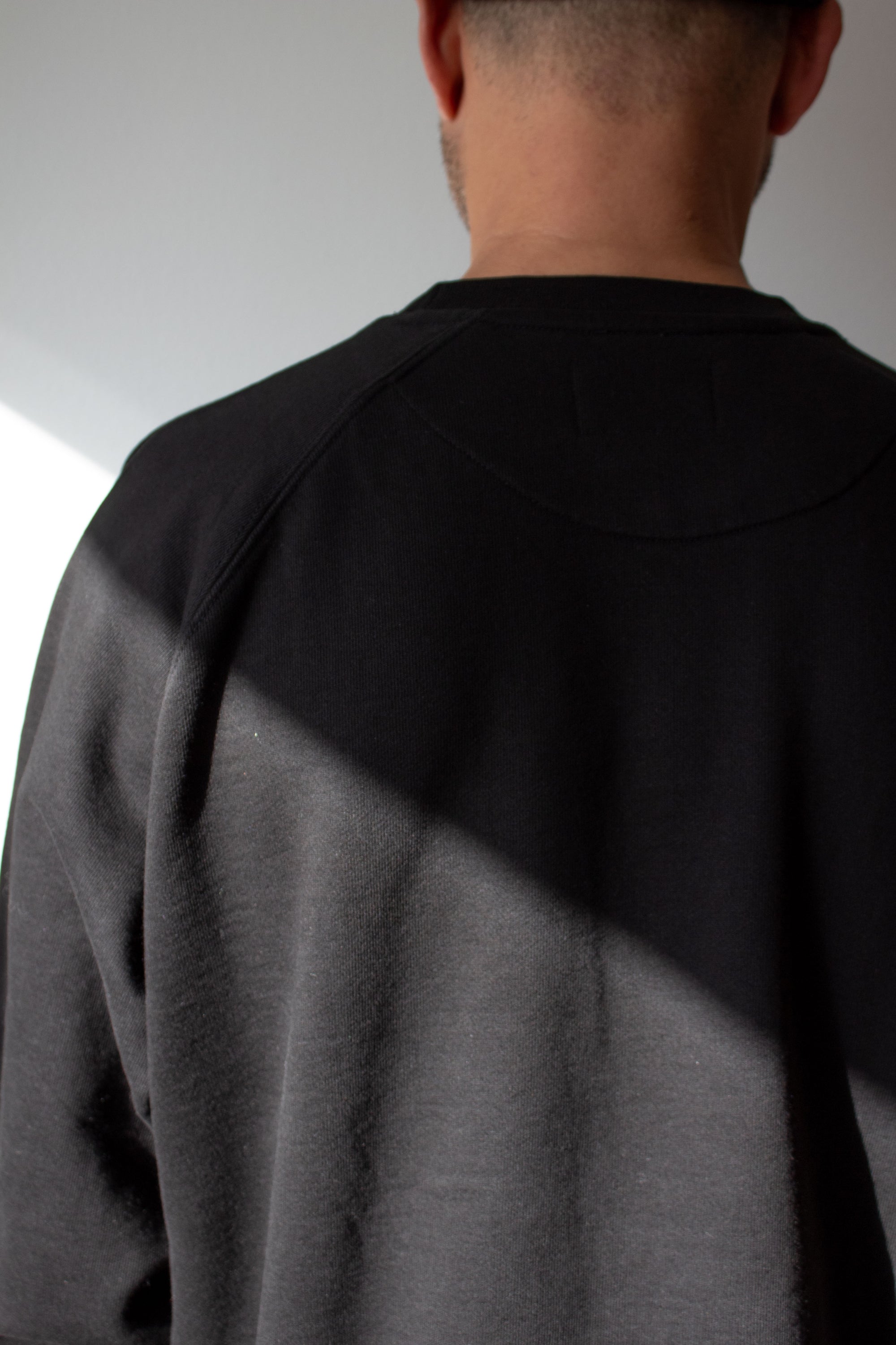 N° 356 pressed flower heavyweight sweatshirt - sumi black