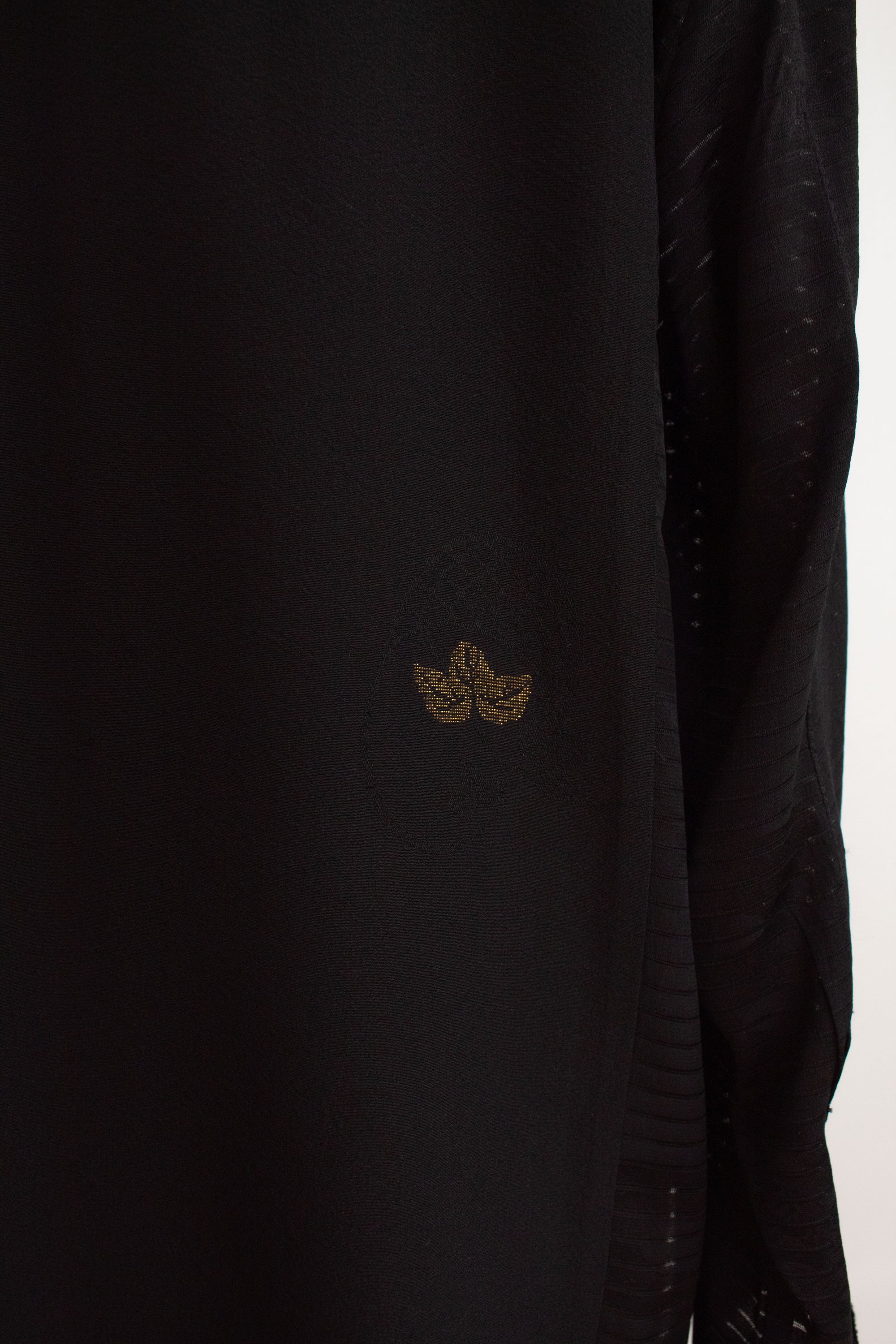 N° 225  paneled pinstripe haori shirt -  S