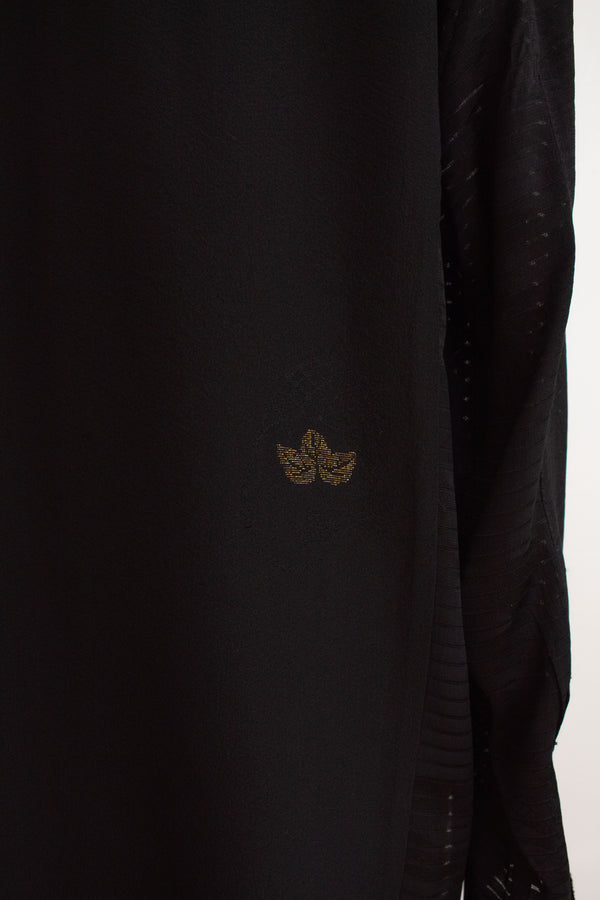 N° 225  paneled pinstripe haori shirt -  S