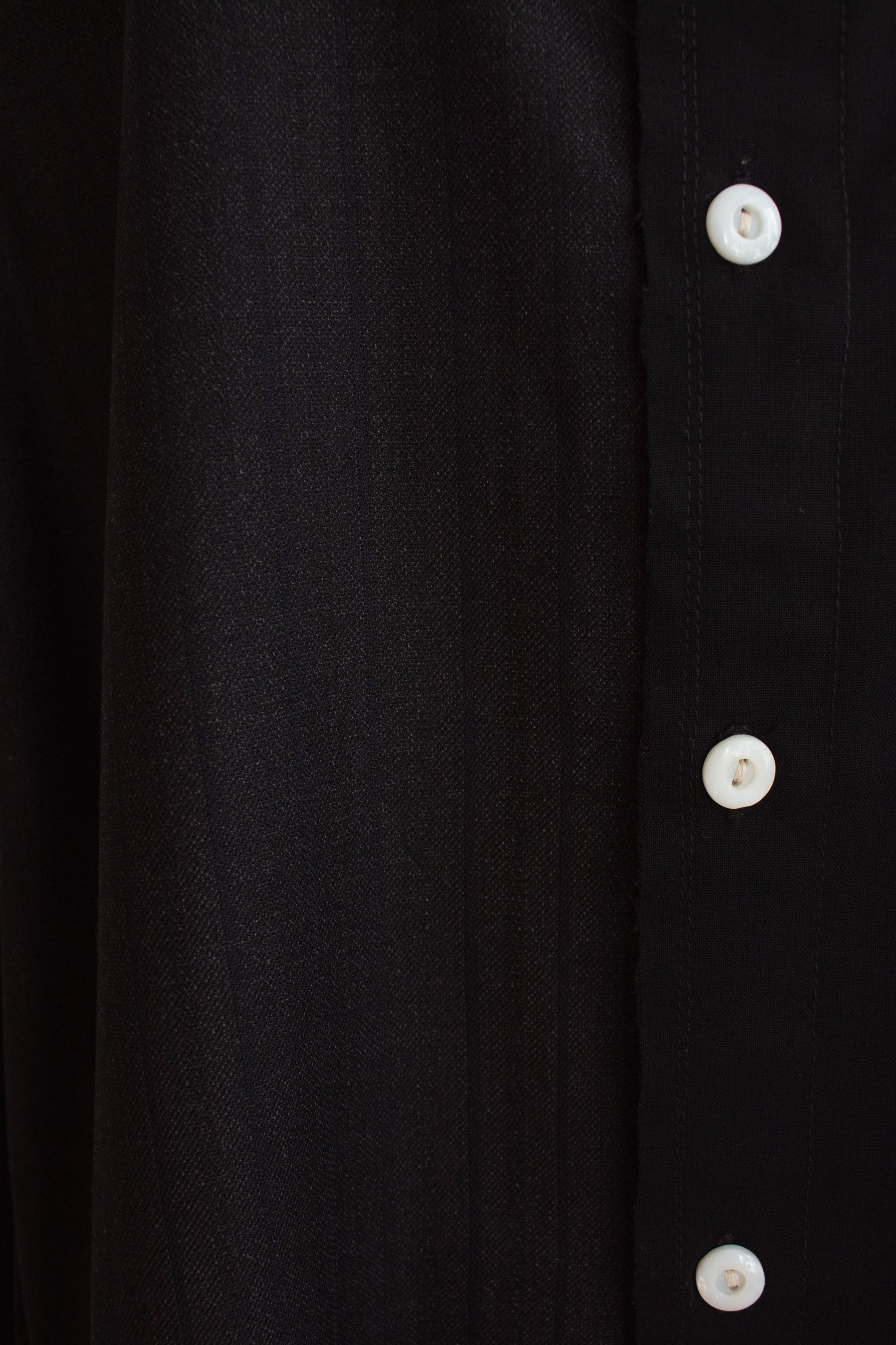 N° 225  paneled pinstripe haori shirt -  S