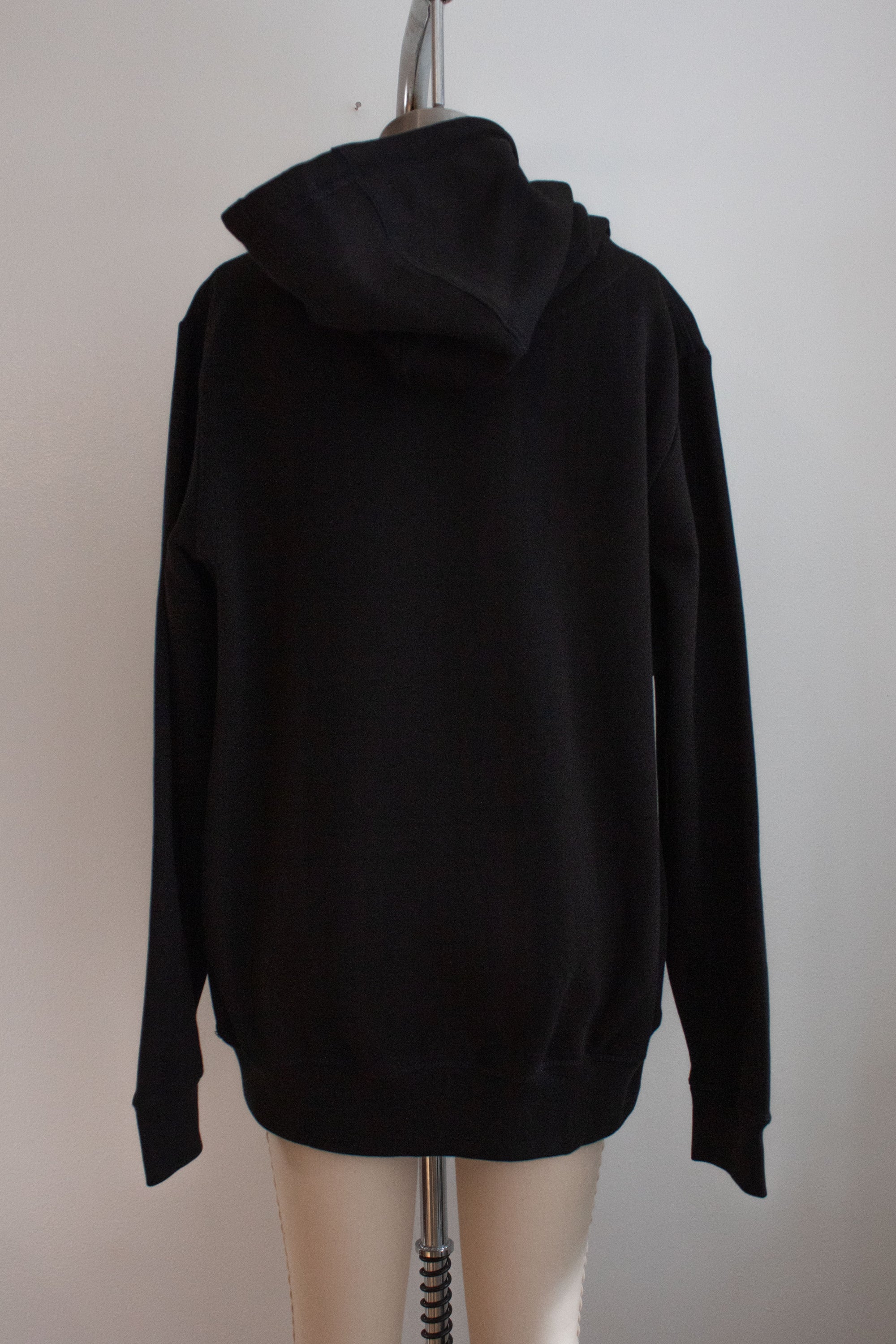 N° 306 pressed flower heavyweight brushed hoodie - sumi black